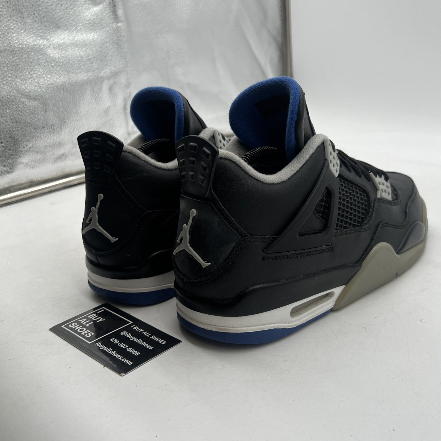 Size 9.5 - Air Jordan 4 Retro Motorsports Alternate (408497-006)