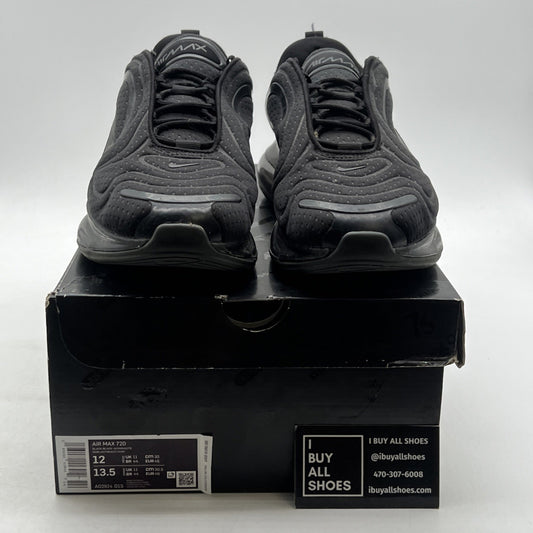Size 12 - Nike Air Max 720 Triple Black (AO2924-015)