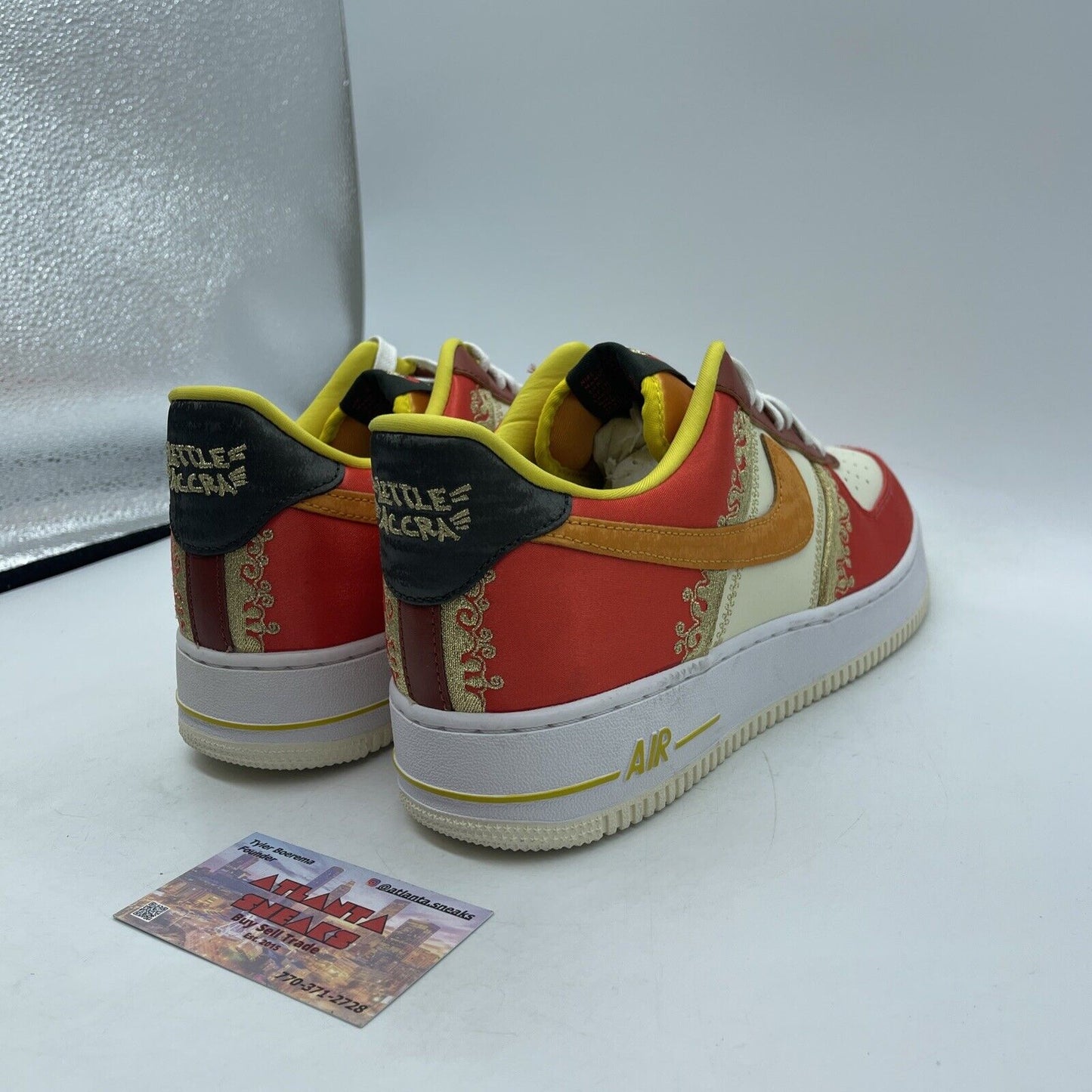 Size 11 - Nike Air Force 1 '07 LV8 Little Accra Yellow Red White (DV4463-600)