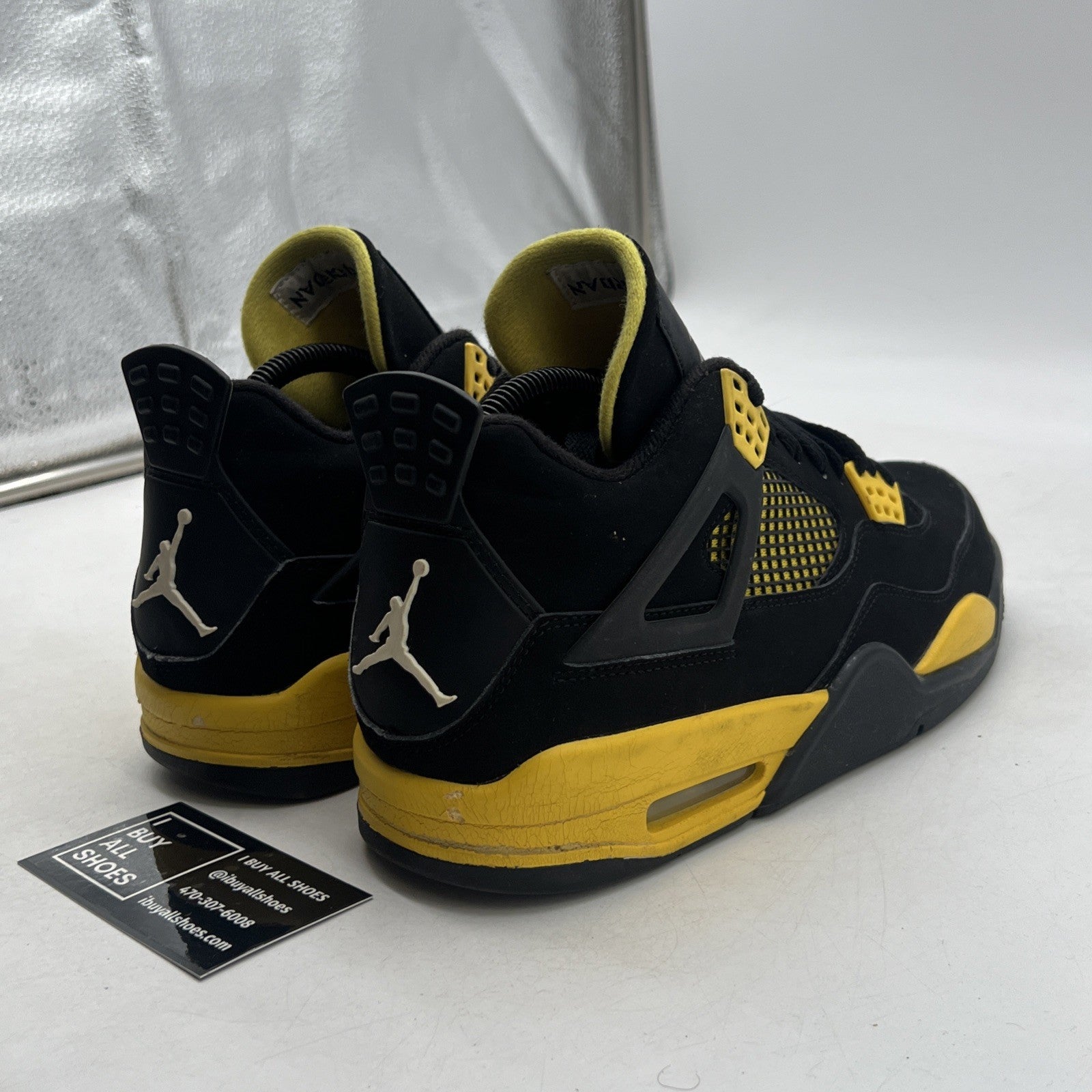 Size 8 - Air Jordan 4 Retro Low Thunder (308497-008)