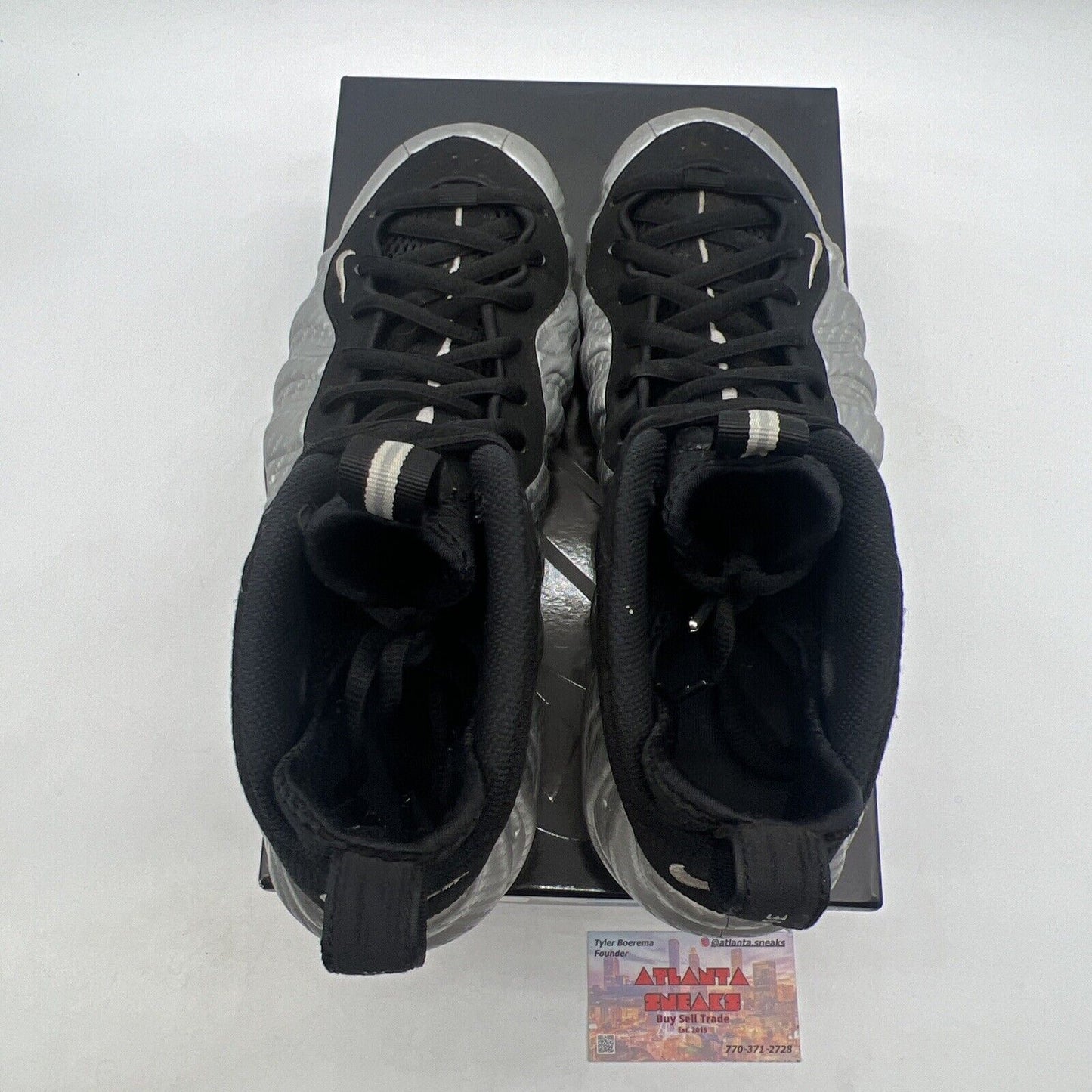 Size 8 - Nike Air Foamposite Pro ‘Silver Surfer’ Silver Suede  (616750-004)