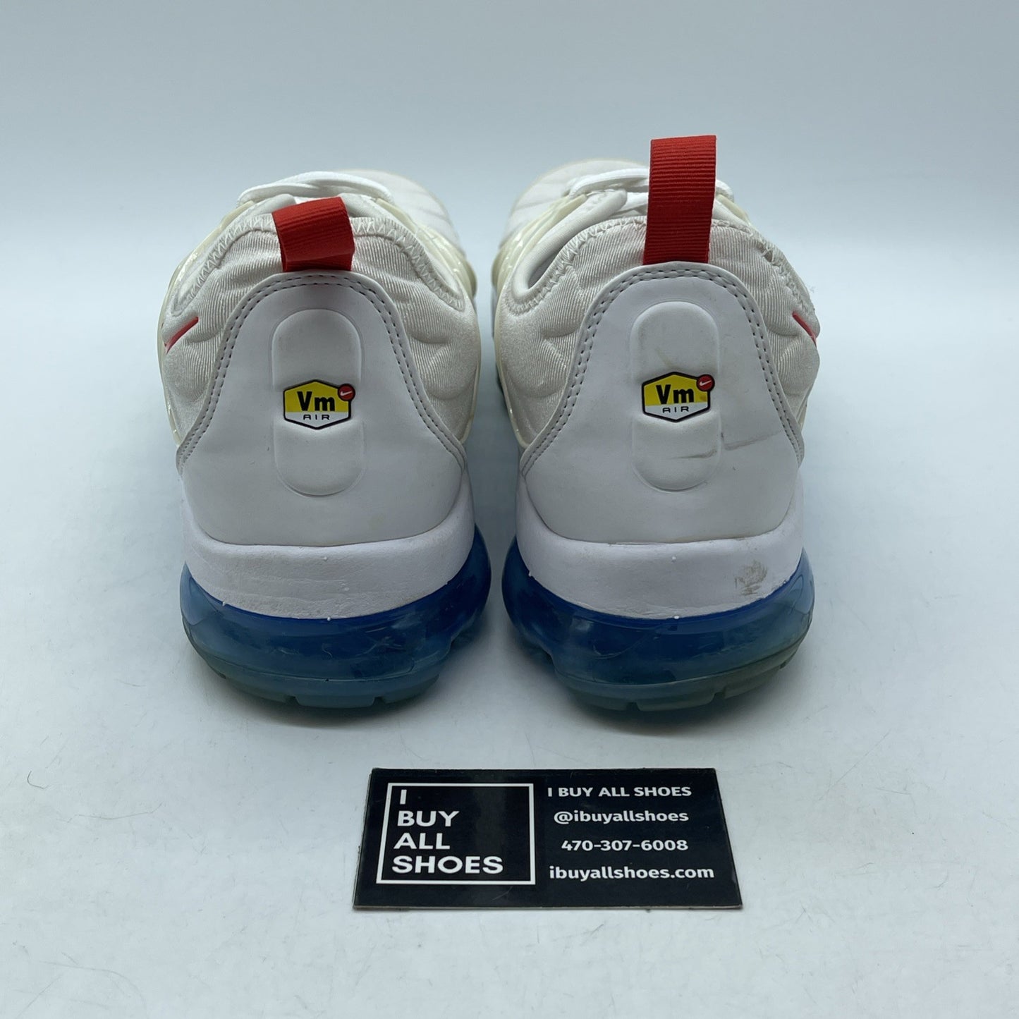 Size 10 - Nike Air VaporMax Plus White University Blue Suede (DV2119-100)