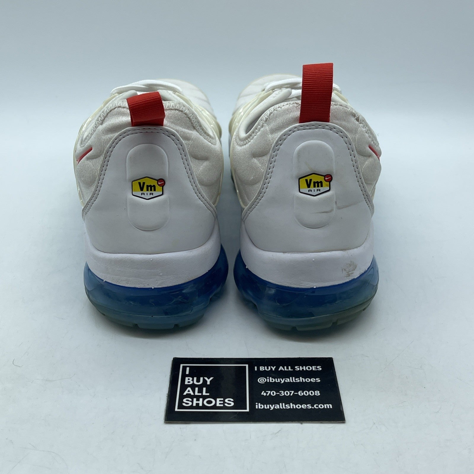 Size 10 - Nike Air VaporMax Plus White University Blue Suede (DV2119-100)