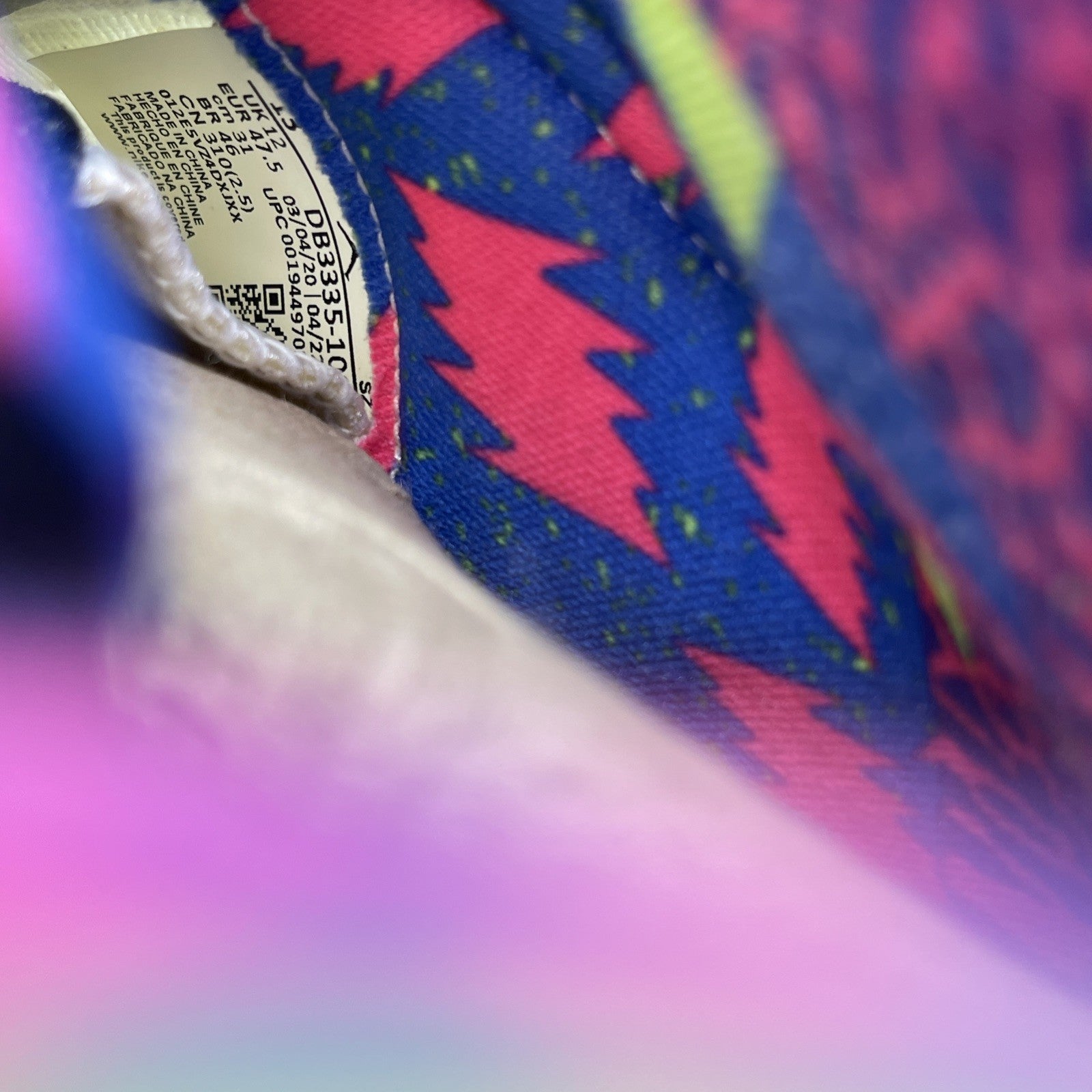 Size 13 - Jordan 5 Retro Alternate Bel-Air White Purple Leather (DB3335-100)