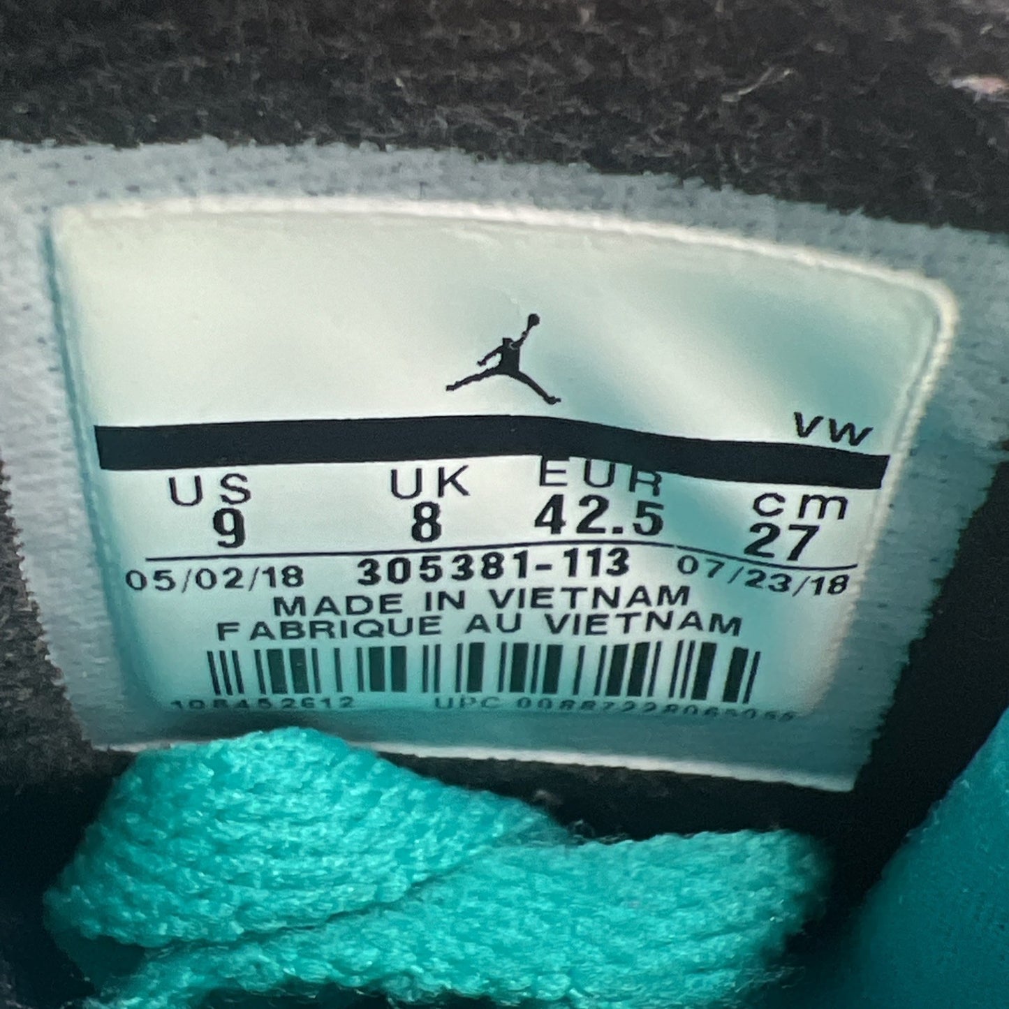 Size 9 - Air Jordan 8 Retro South Beach (305381-113)