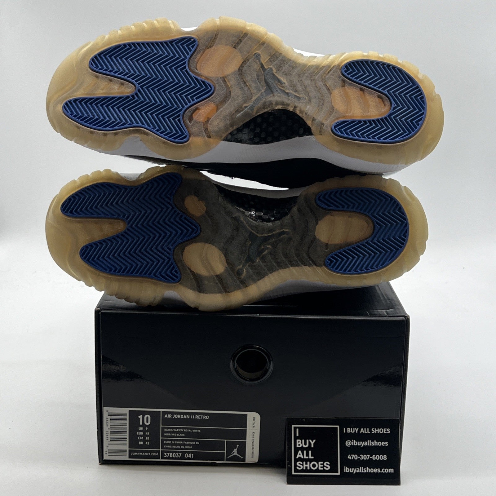 Size 10 - Air Jordan 11 Retro 2009 Space Jam (378037-041)