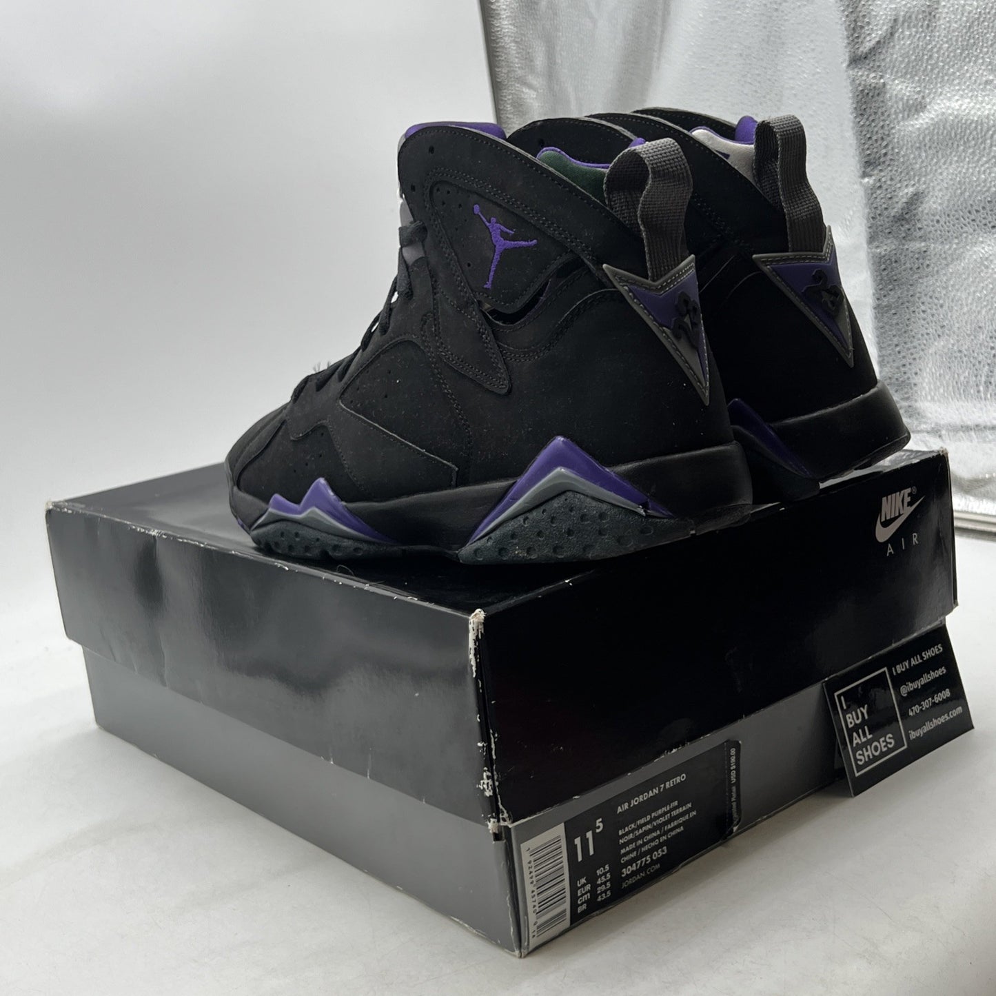 Size 11.5 - Air Jordan 7 Retro PE Ray Allen (304775-053)