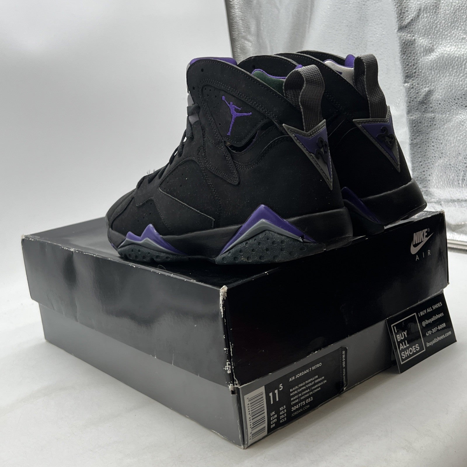 Size 11.5 - Air Jordan 7 Retro PE Ray Allen (304775-053)