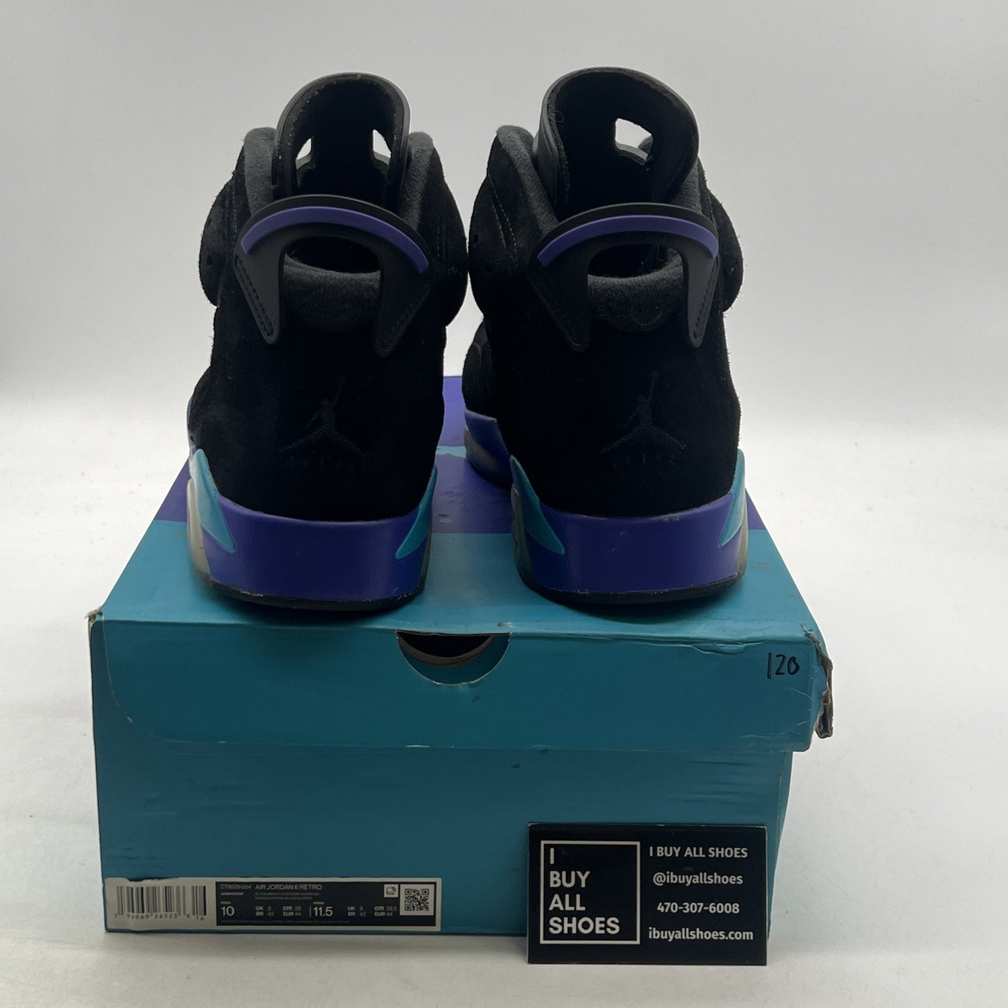 Size 10 - Air Jordan 6 Retro Aqua (CT8529-004)