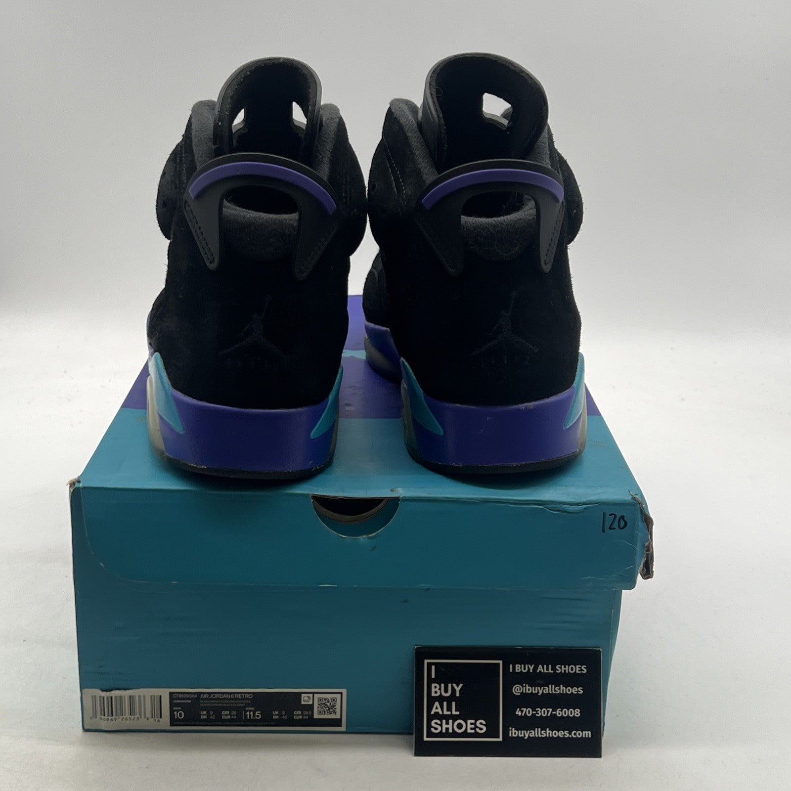 Size 10 - Air Jordan 6 Retro Aqua (CT8529-004)