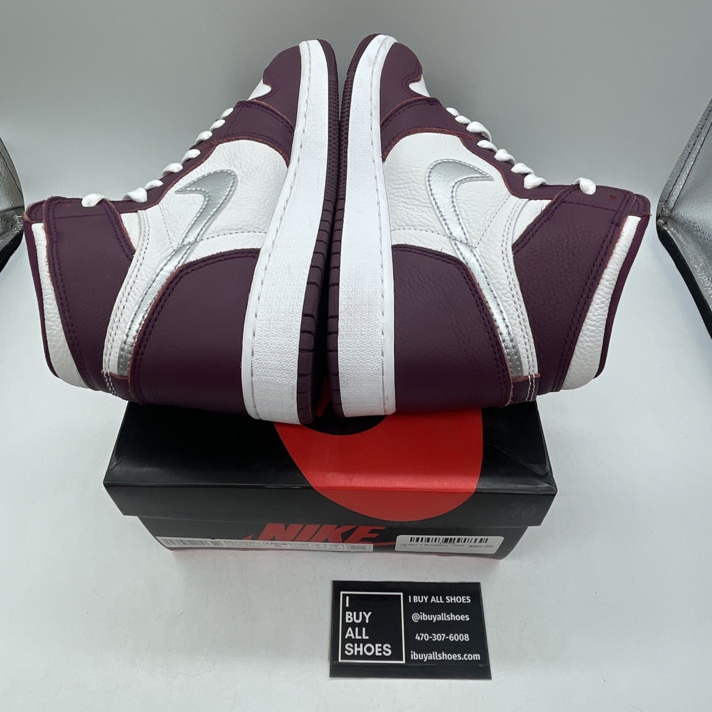 Size 6Y (GS) - Air Jordan 1 Retro OG High Bordeaux (575441-611)