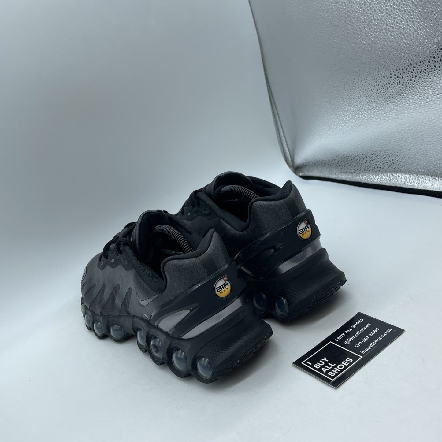 Size 11.5W - Nike Air Max DN8 Black Metallic Dark Grey (HF5509-002)