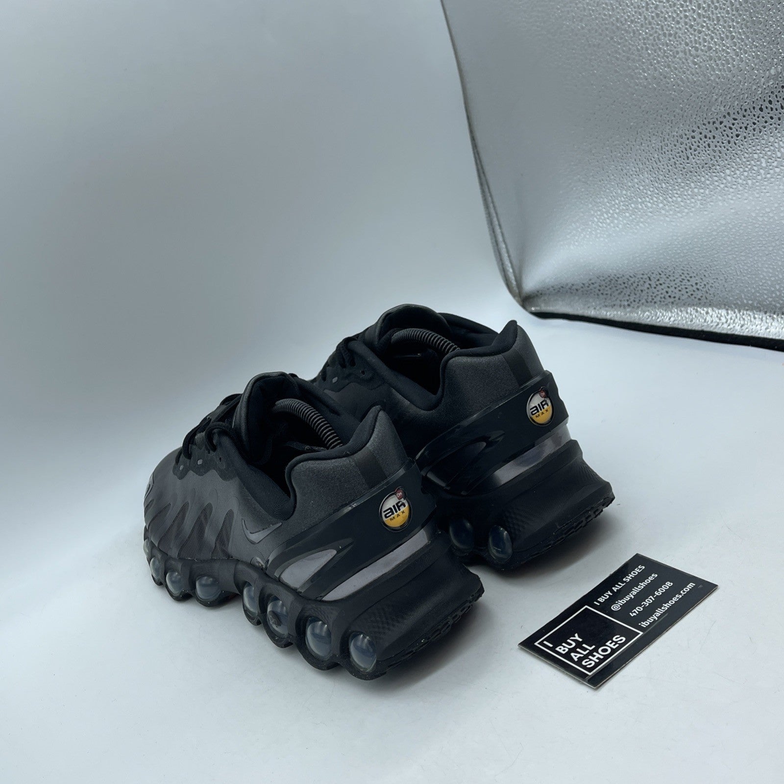 Size 11.5W - Nike Air Max DN8 Black Metallic Dark Grey (HF5509-002)