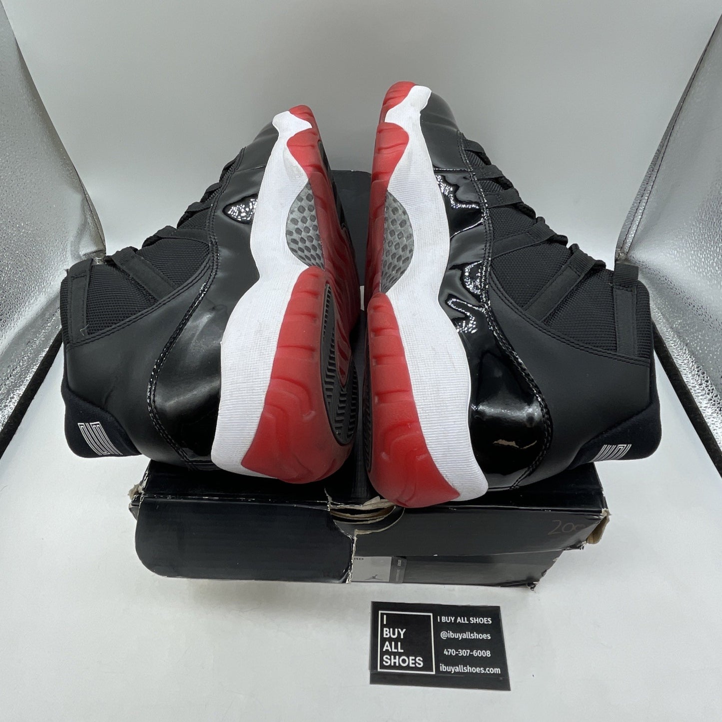 Size 11.5 - Air Jordan 11 Retro Bred 2012 (378037-010)