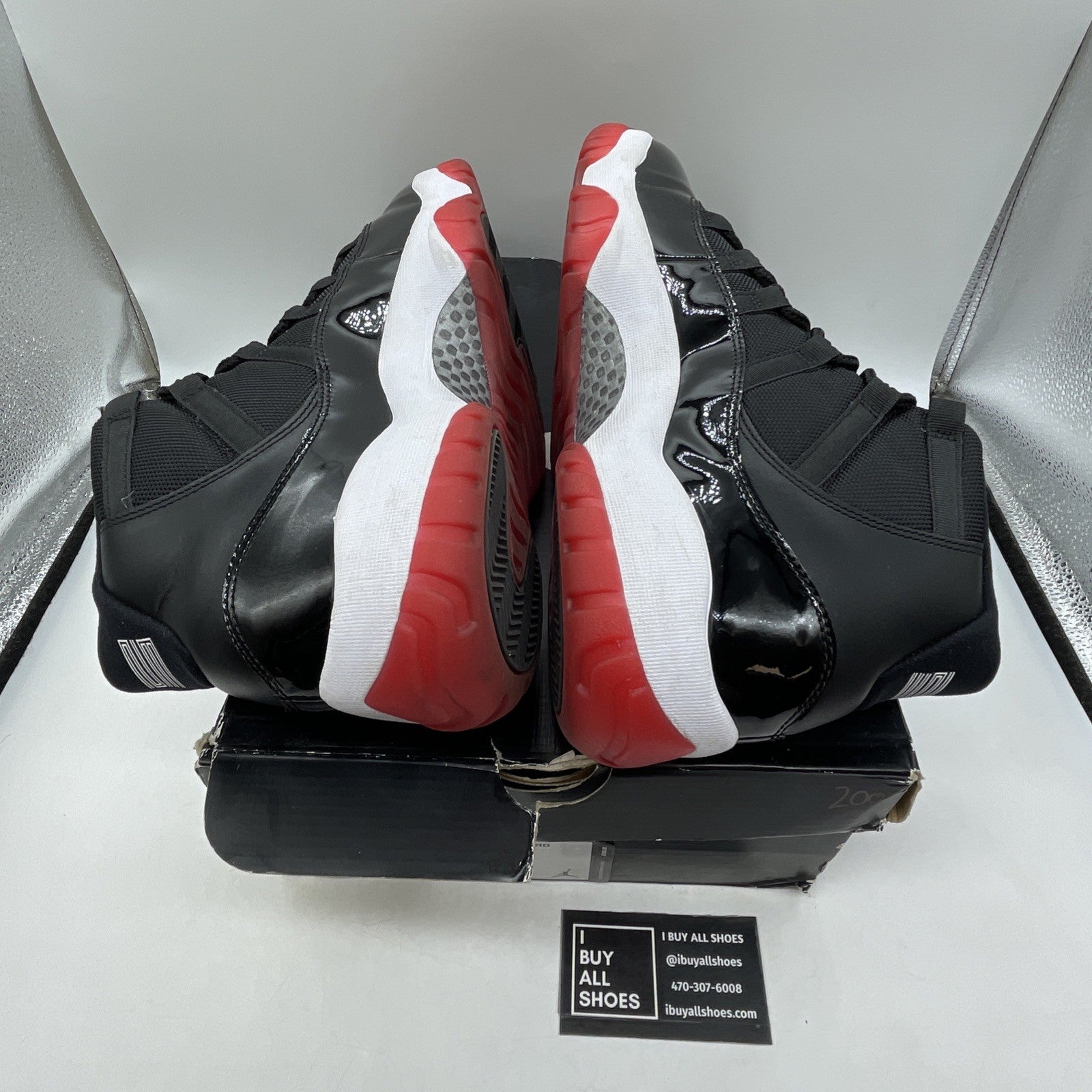 Size 11.5 - Air Jordan 11 Retro Bred 2012 (378037-010)