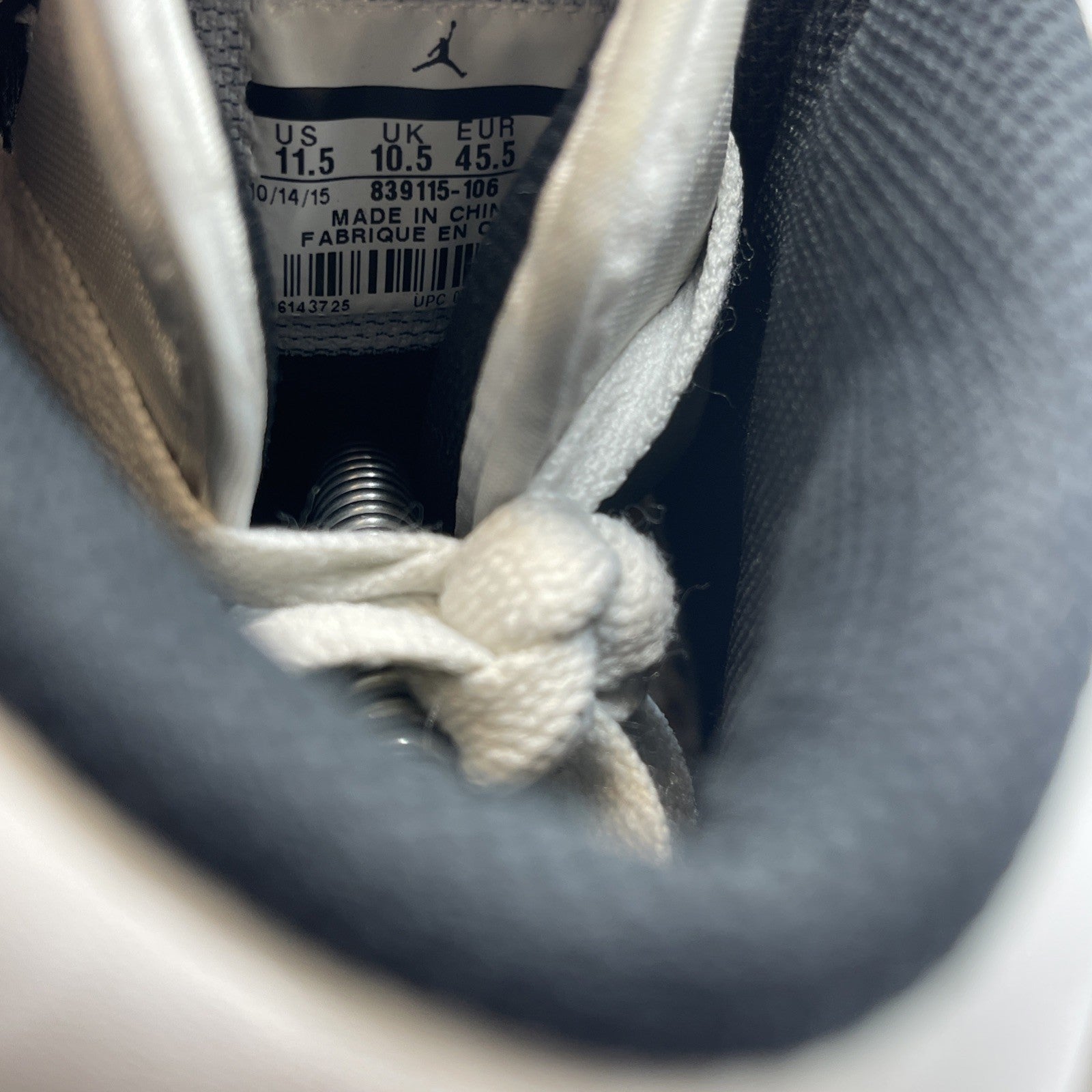 Size 11.5 - Air Jordan 1 Retro High White Elephant Grey White (839115-106)