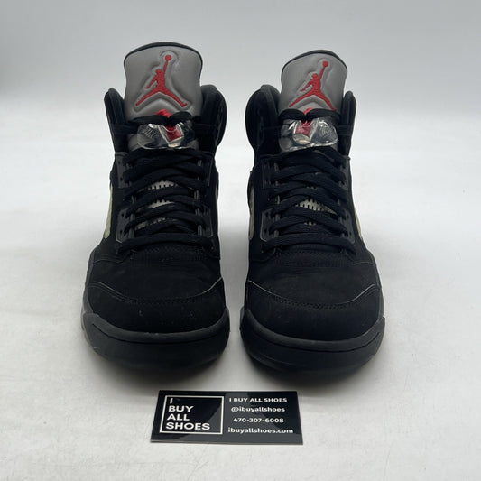 Size 9 - Air Jordan 5 OG Mid Metallic Silver (845035-003)