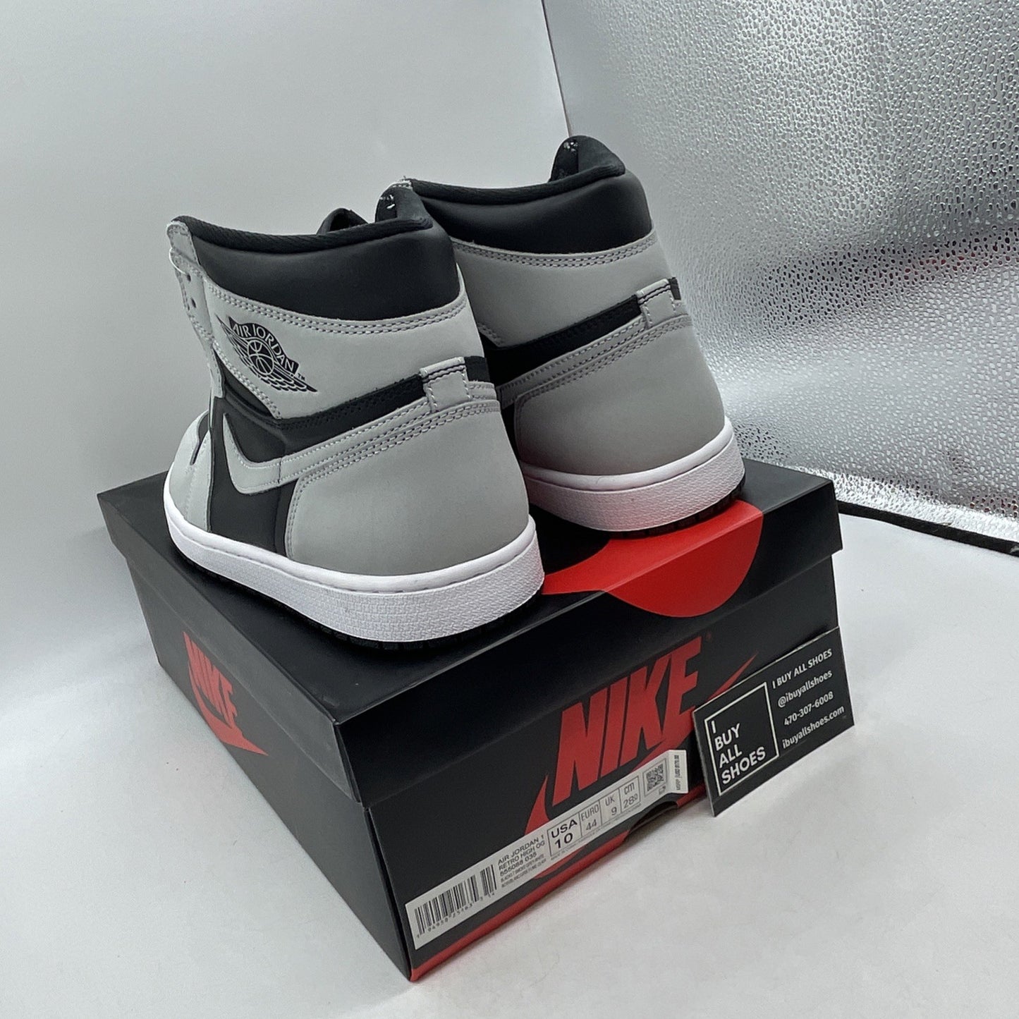 Size 10 - Air Jordan 1 Retro OG High Shadow 2.0 (555088-035)