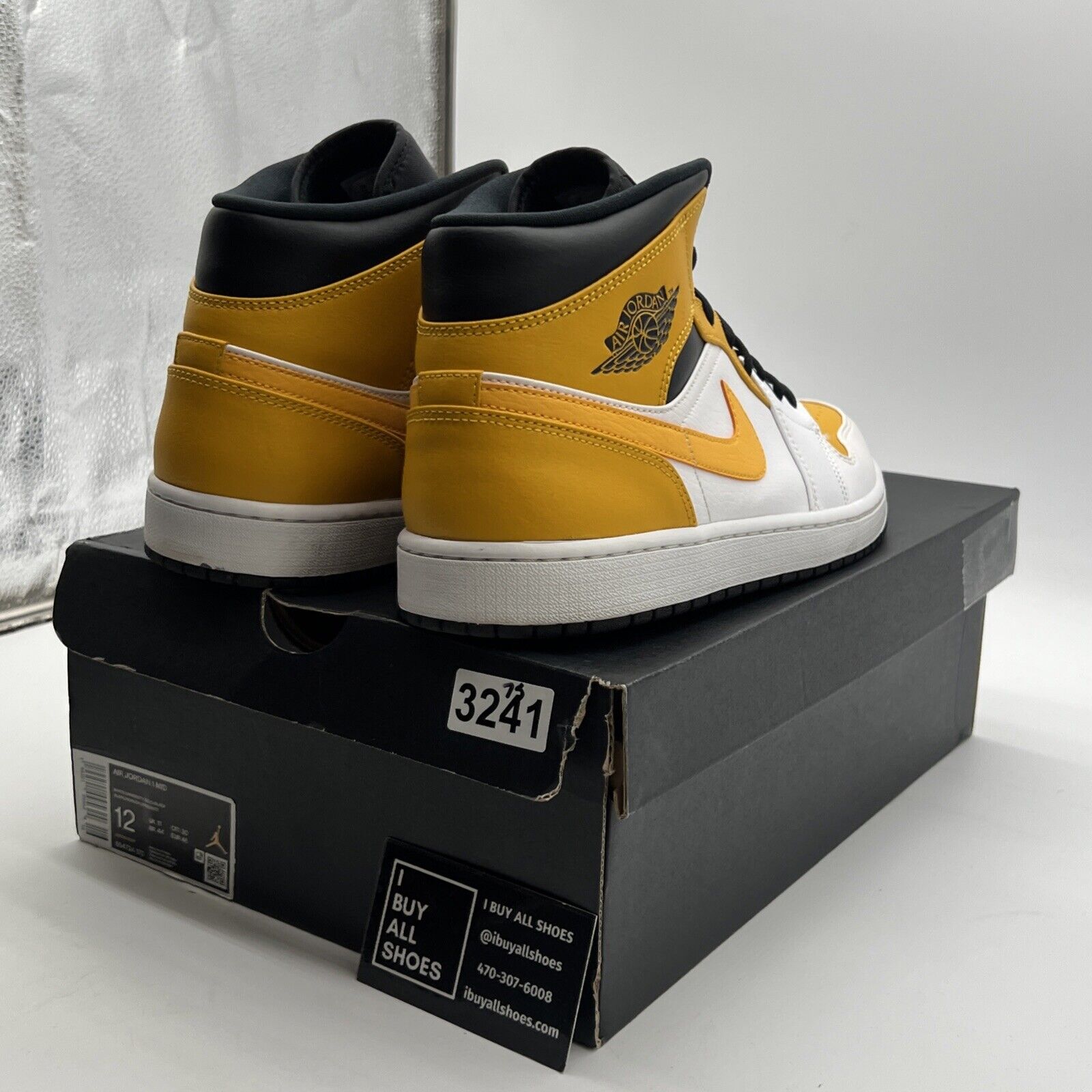 Size 12 - Air Jordan 1 Mid University Gold (554724-170)