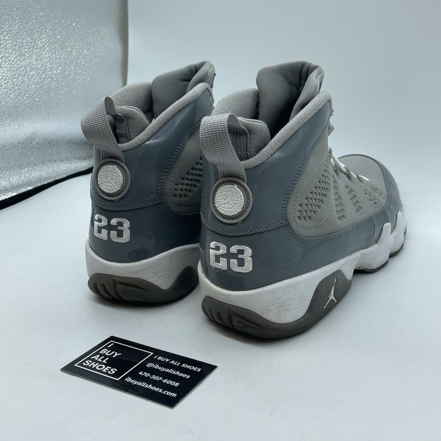 Size 9.5 - Air Jordan 9 Retro 2012 Cool Grey Suede Leather (302370-015)