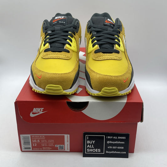 Size 10.5 - Nike Air Max 90 SE Go The Extra Smile Yellow Black (DO5848-700)