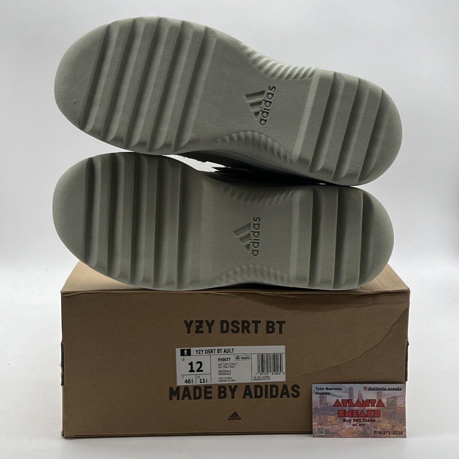 Size 12 - adidas Yeezy Desert Boot Salt - (FV5677)