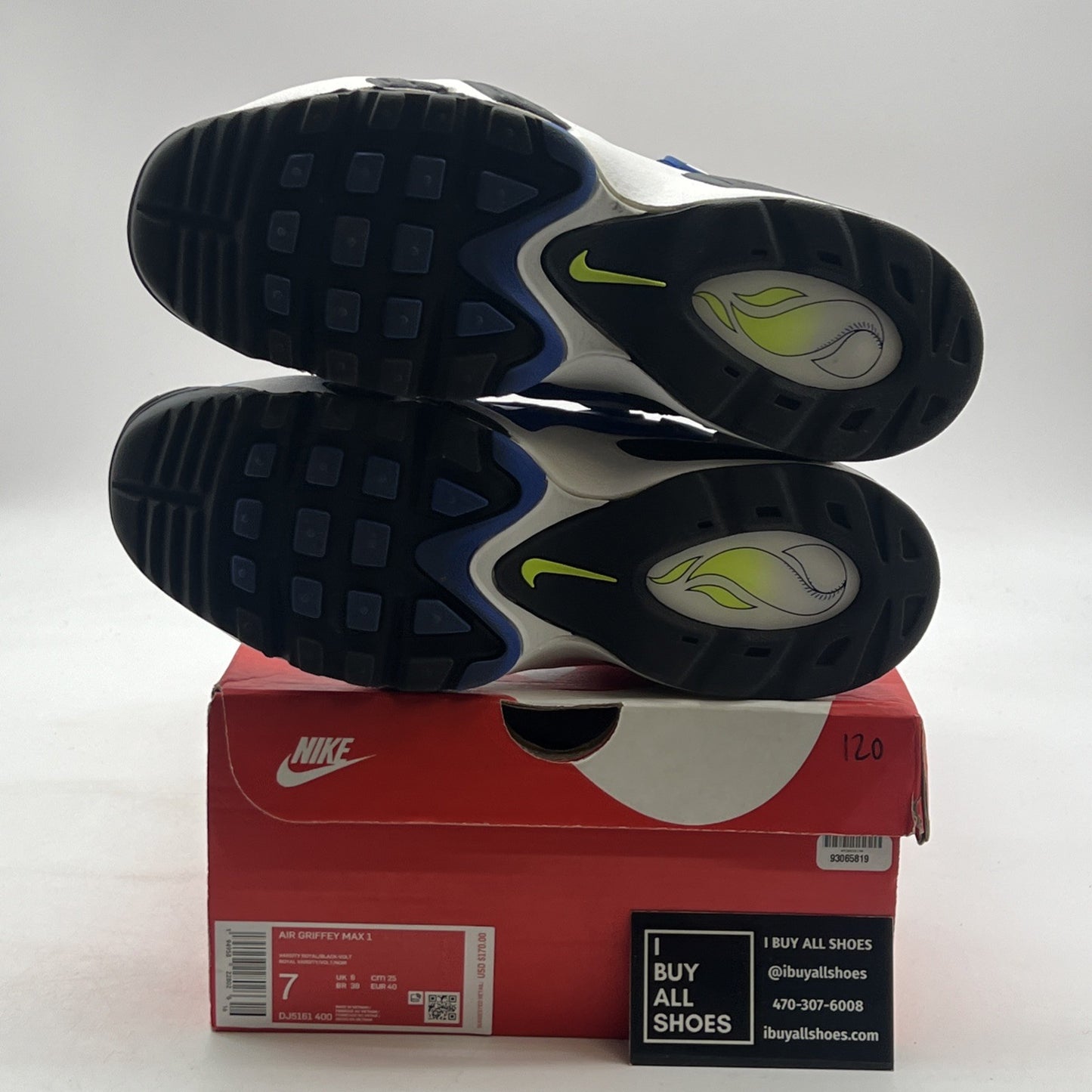 Size 7 - Nike Air Griffey Max 1 2021 Varsity Royal (DJ5161-400)