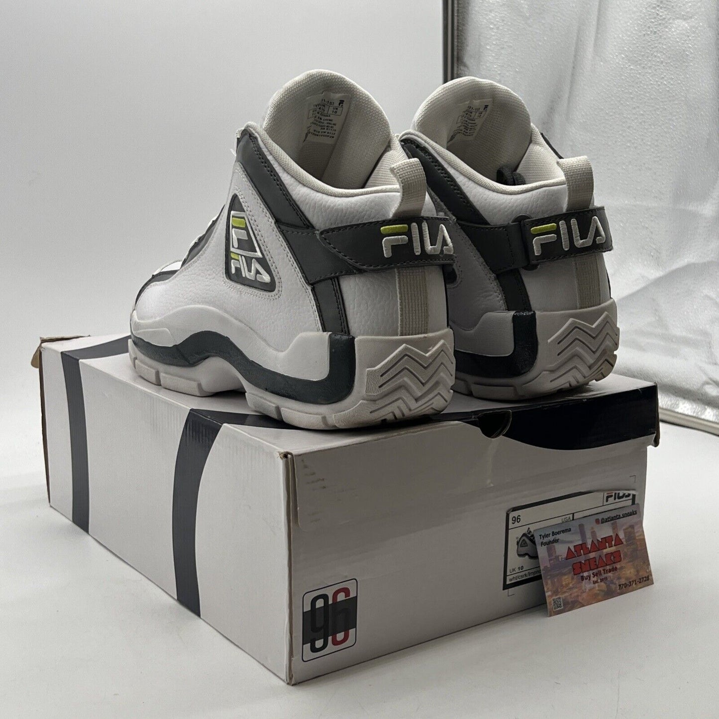 Size 11 - Fila Grant Hill 2 Grey/ Green  96 OG PAC.