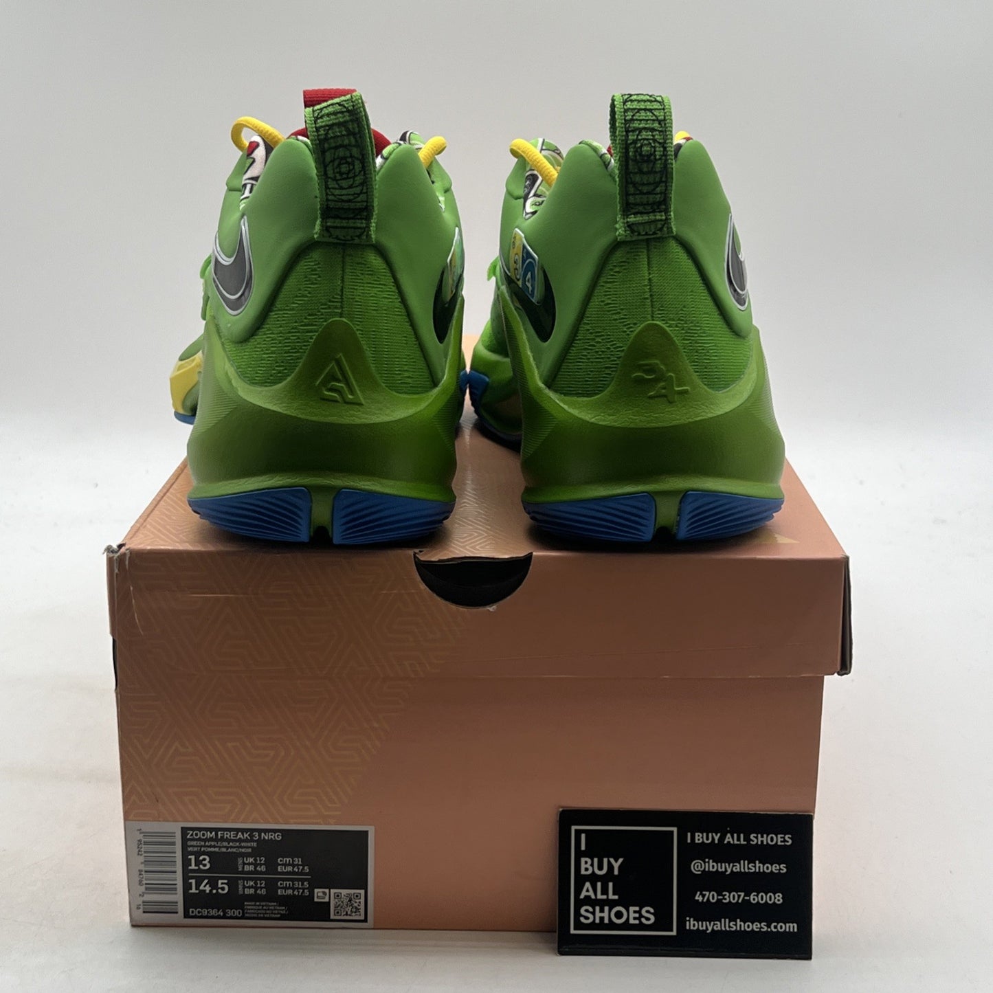 Size 13 - Nike Zoom Freak 3 NRG '50TH Green Bean (DC9364-300)