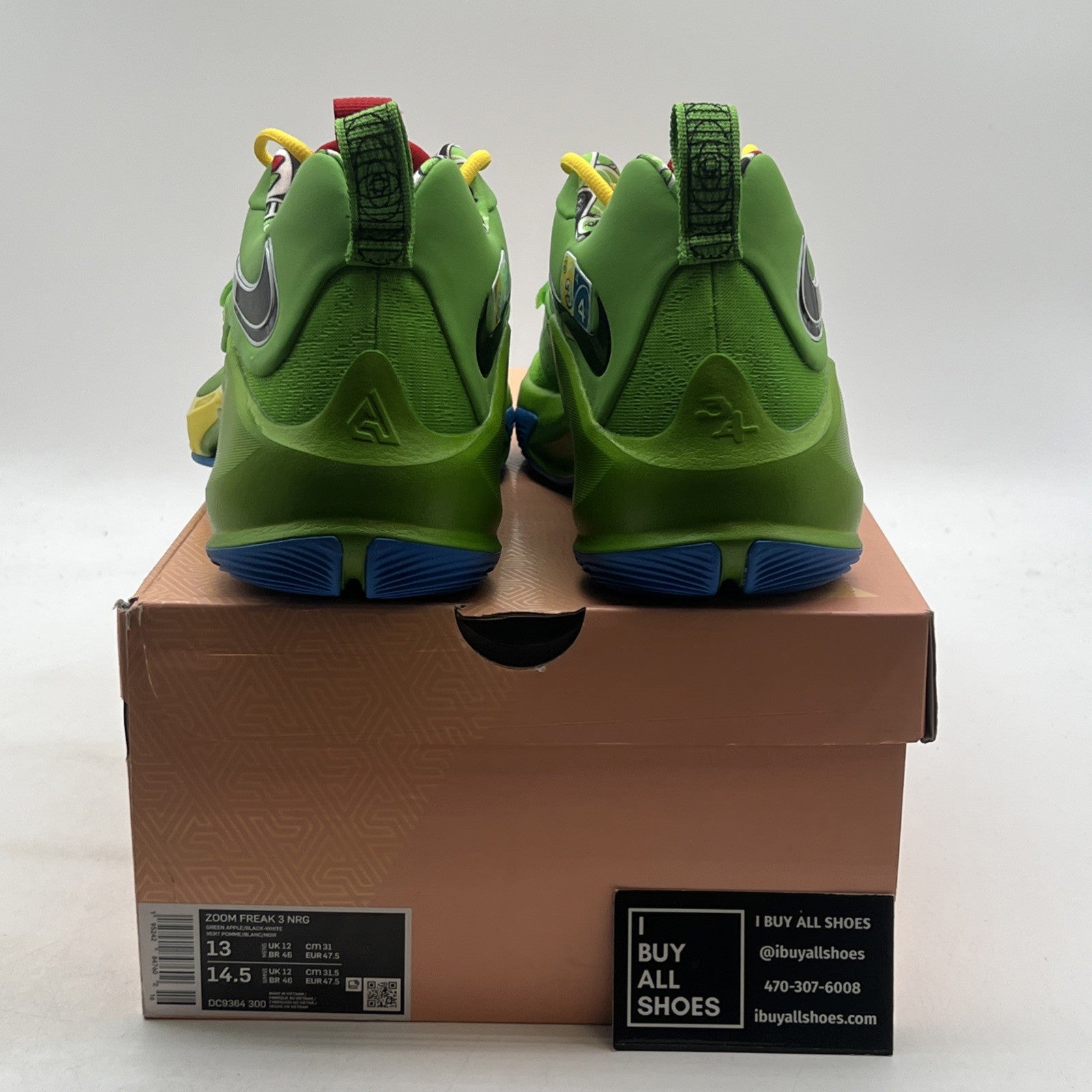 Size 13 - Nike Zoom Freak 3 NRG '50TH Green Bean (DC9364-300)