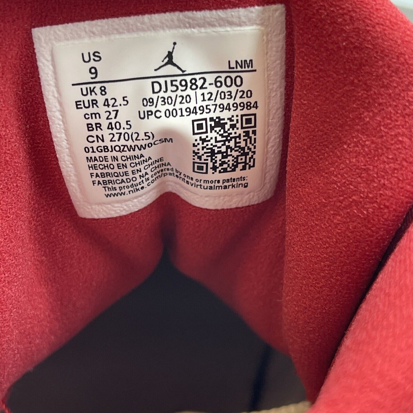 Size 9 - Jordan 13 Red White Grey Black Suede Leather (DJ5982600)