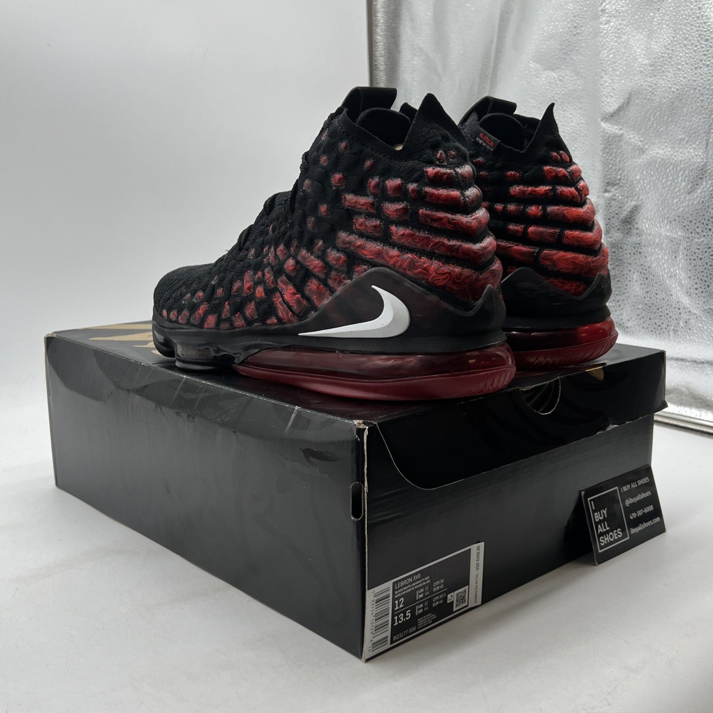 Size 12 - Nike LeBron 17 Infrared VI (BQ3177-006)