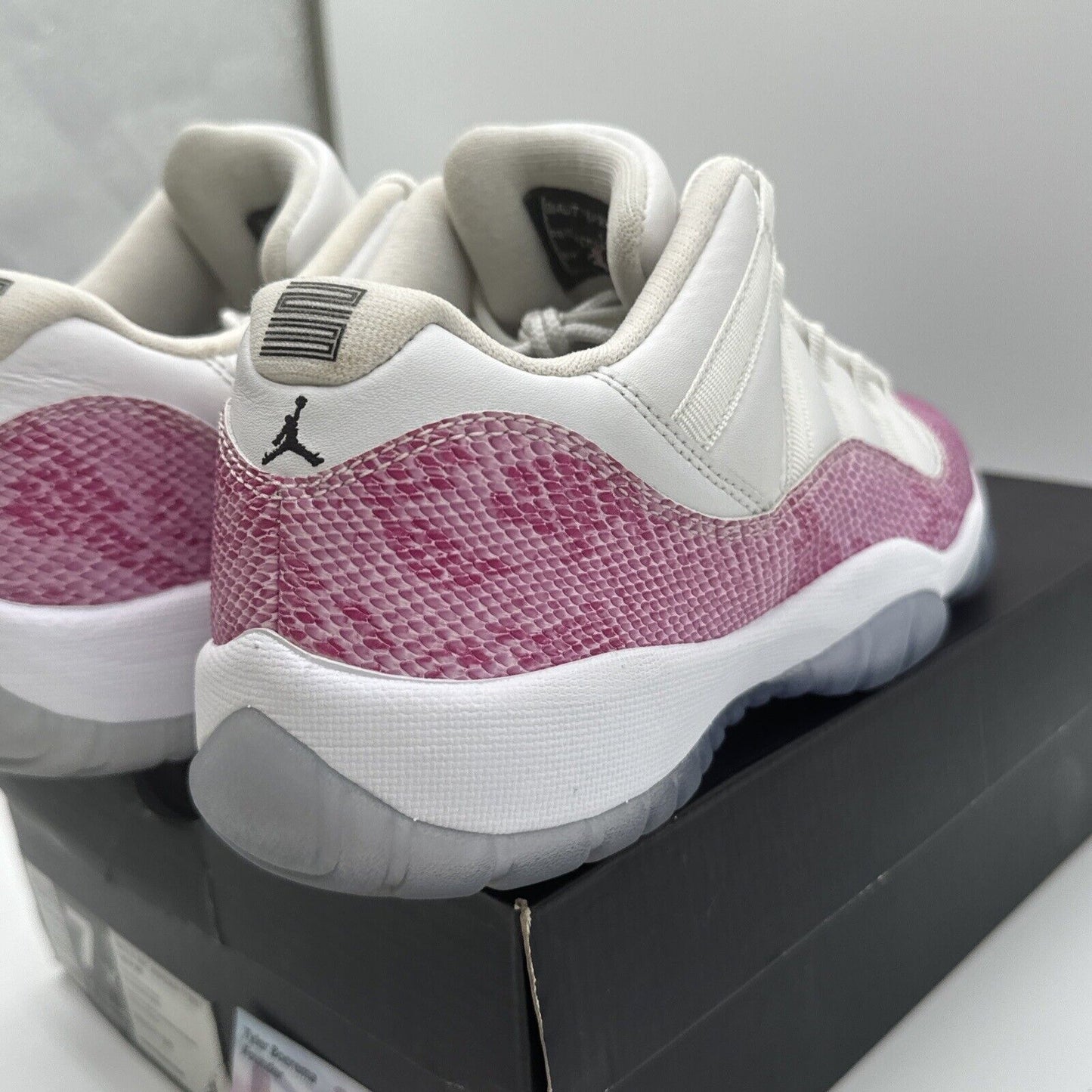 Size 7 2013 Air Jordan 11 Retro Low Snakeskin 580521108 ICY OG ALL PINK SNAKE