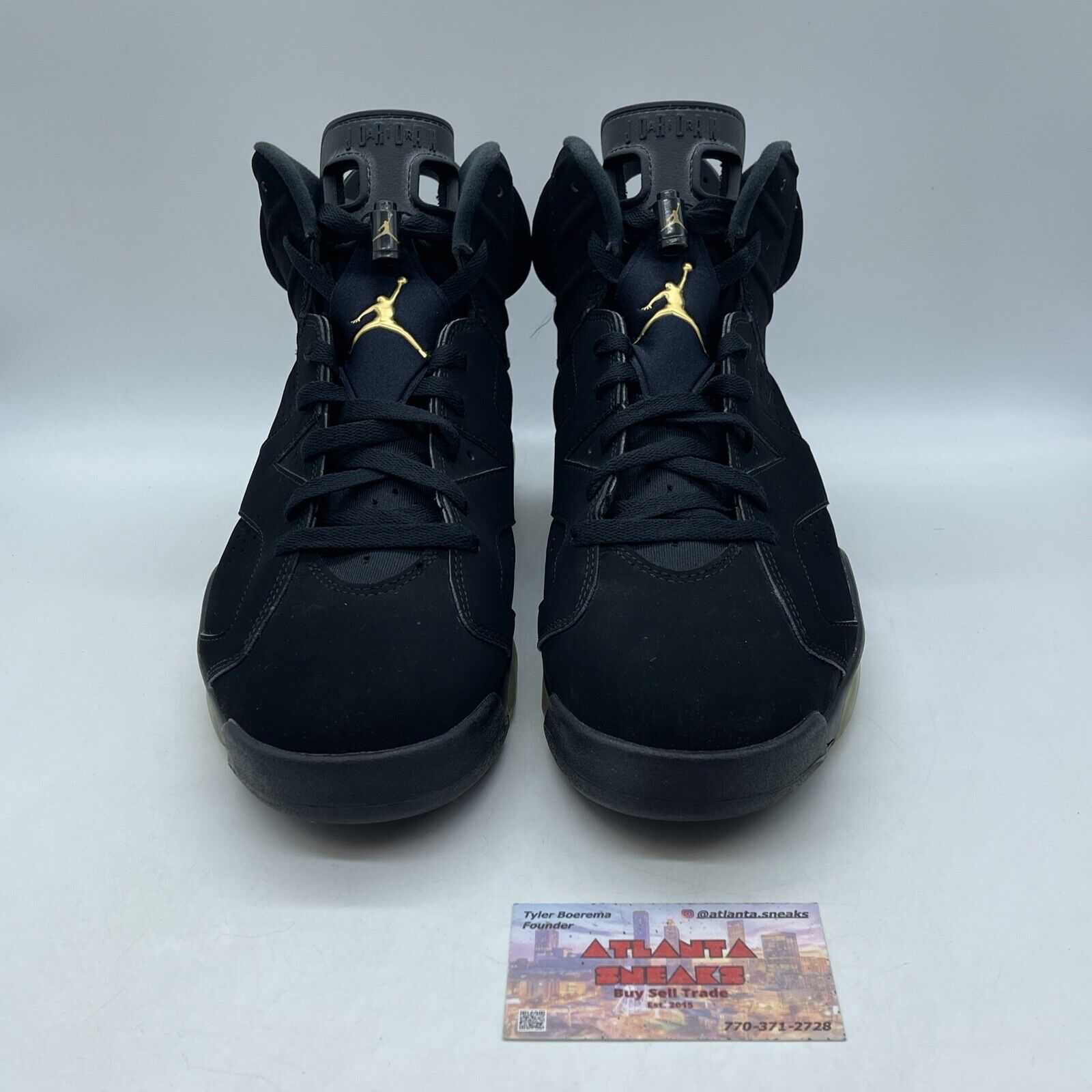 Size 13 - Jordan 6 Retro Defining Moments 2020 Gold Black Suede (CT4954-007)