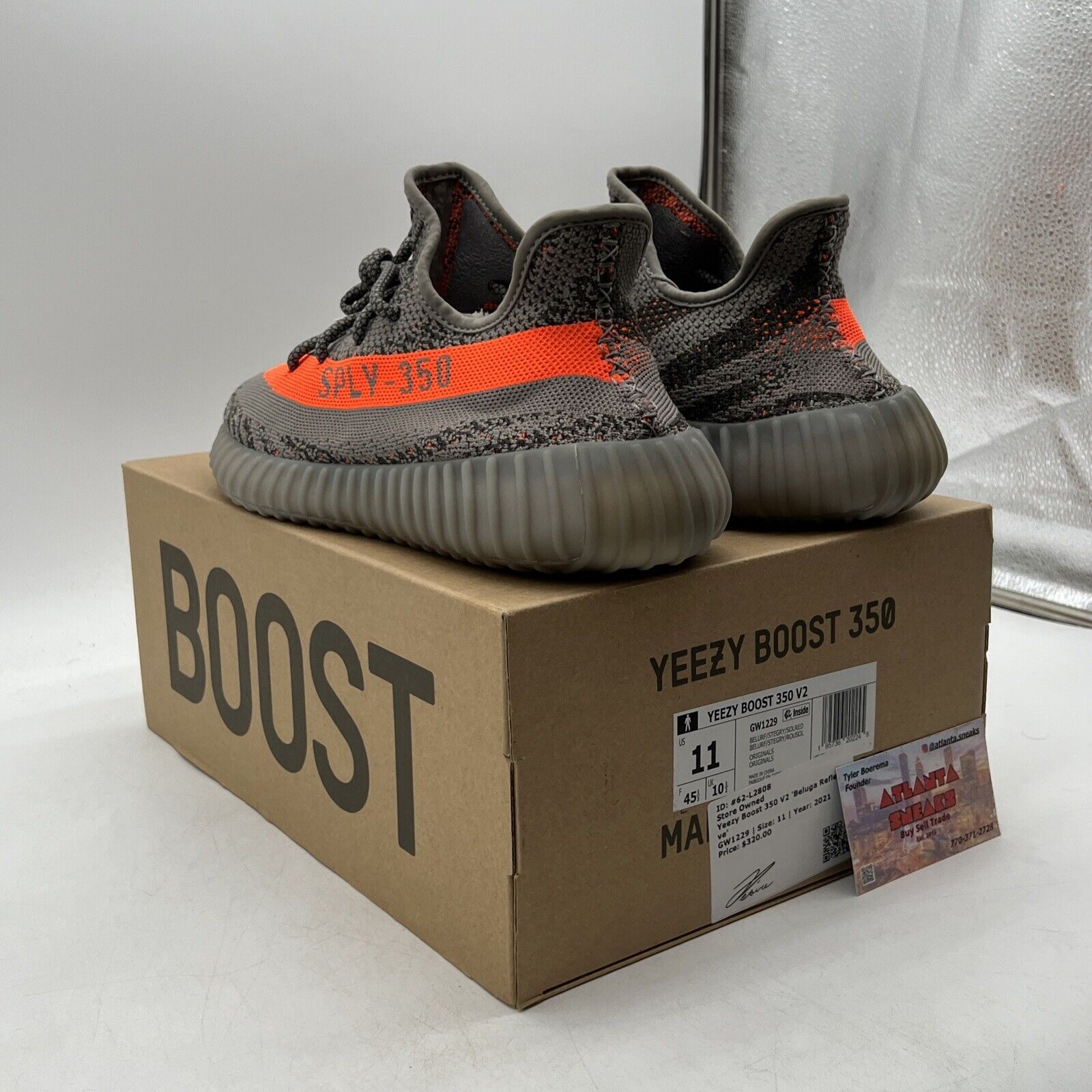 Size 11 - adidas Yeezy Boost 350 V2 Low Beluga Reflective (GW1229)