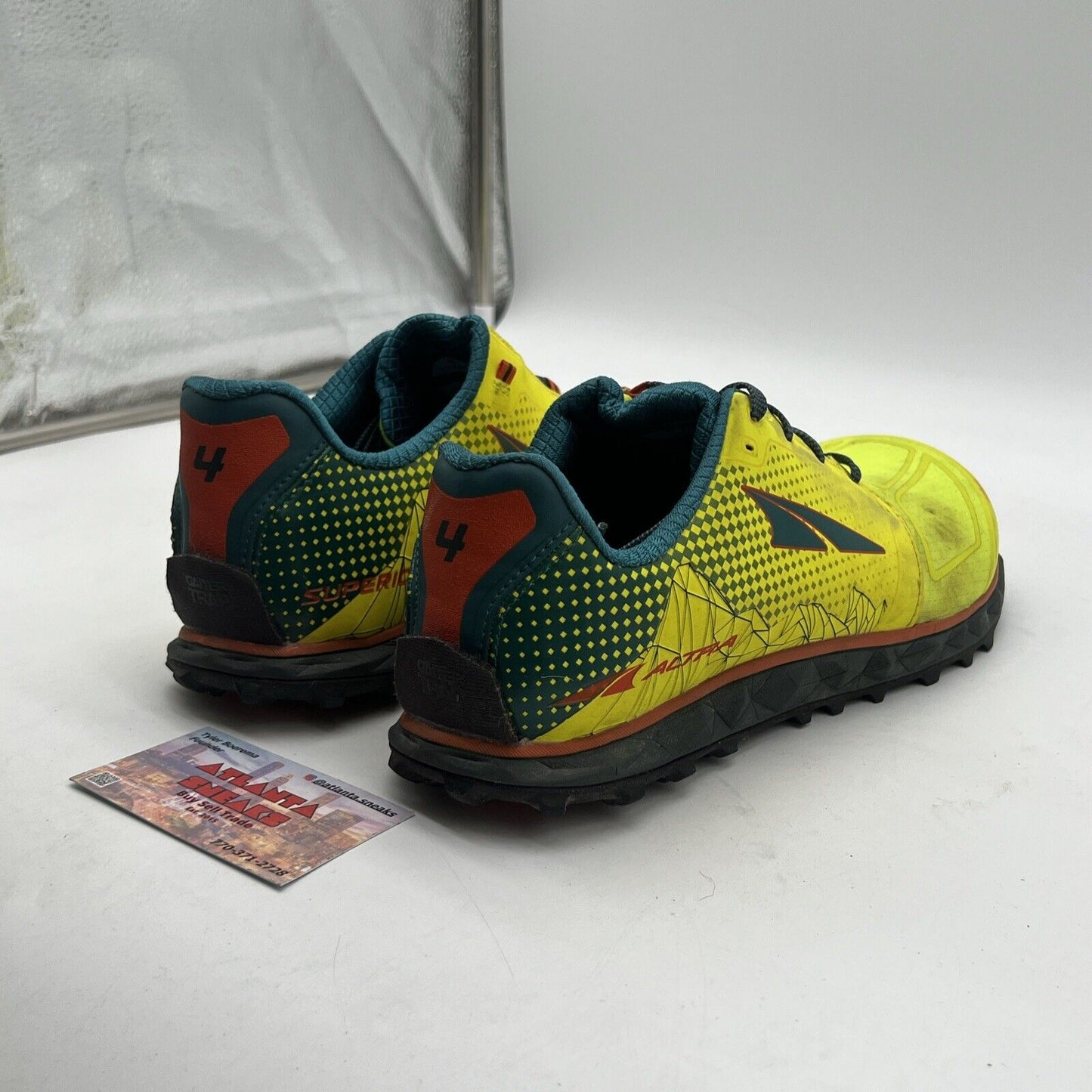 Size 12 - Altra Superior 4 (508428) Yellow Running Shoes Sneakers