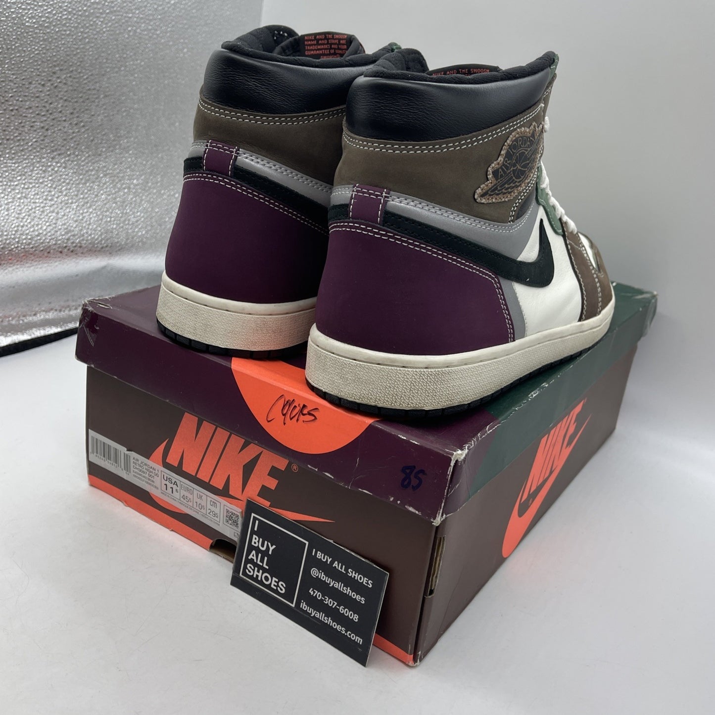 Size 11.5 - Air Jordan 1 High OG Crafted 2021 (DH3097-001)