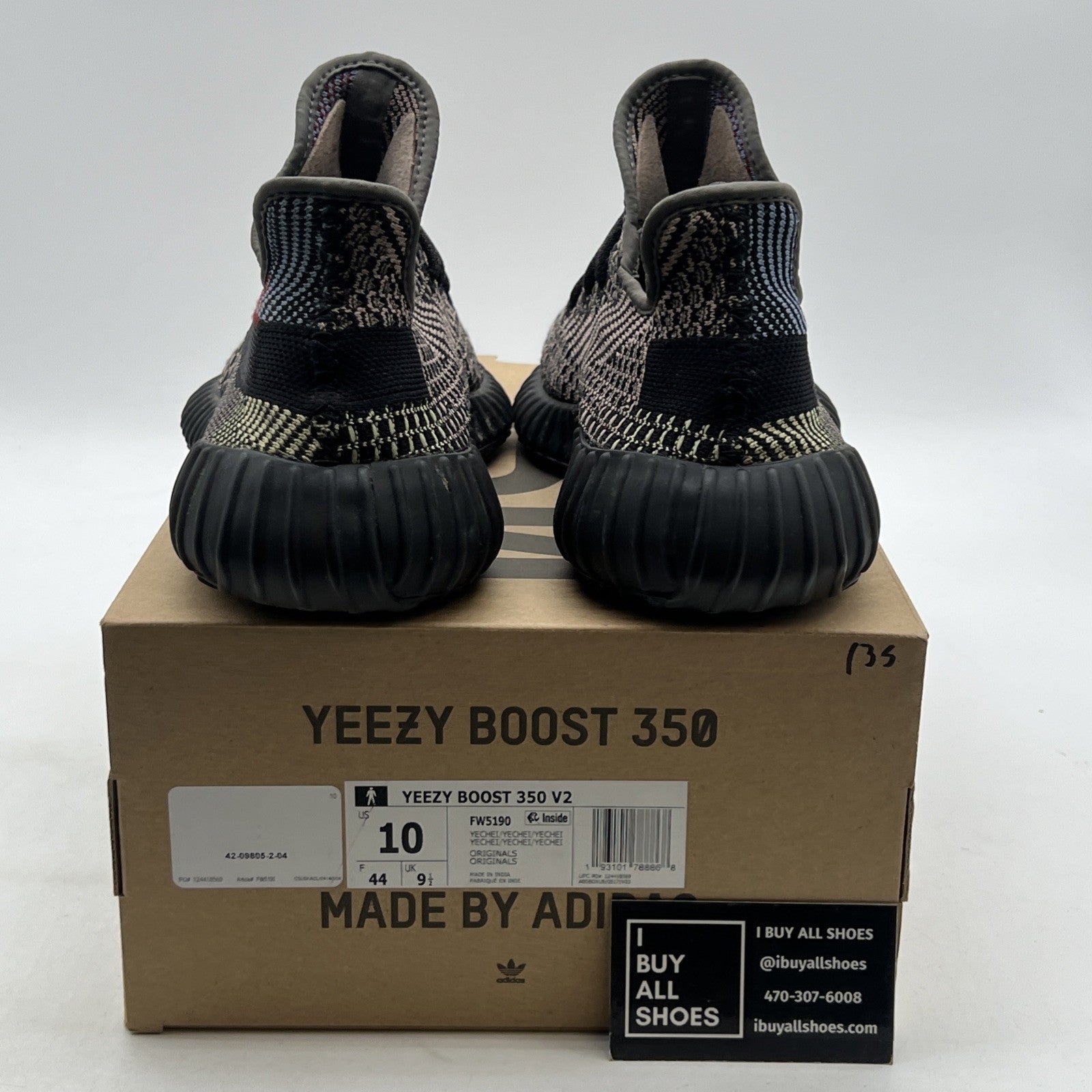 Size 10 - adidas Yeezy Boost 350 V2 Yecheil Non-Reflective (FW5190)