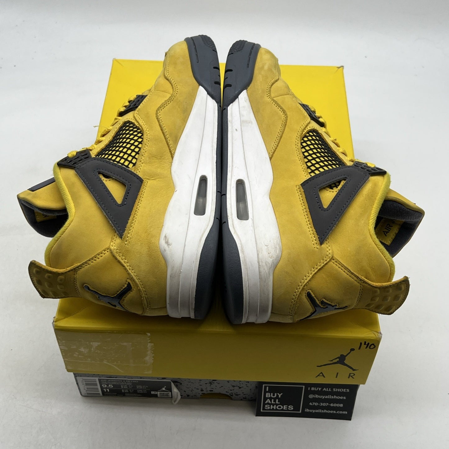 Size 9.5 - Air Jordan 4 Retro Mid Lightning (CT8527-700)