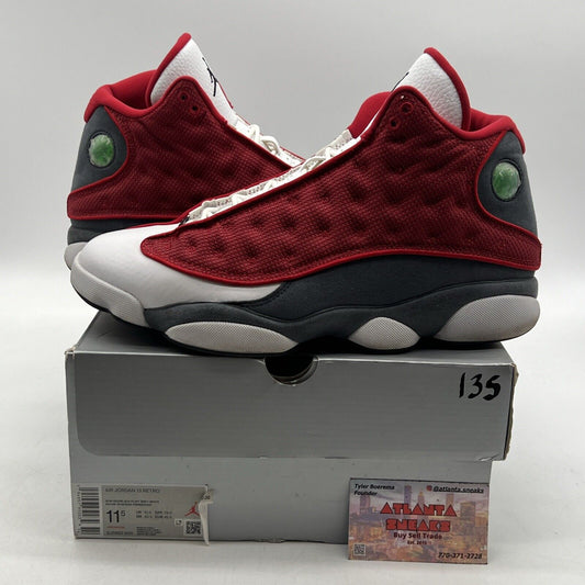 Size 11.5 - Jordan 13 Red Flint Grey Suede Leather (DJ5982-600)