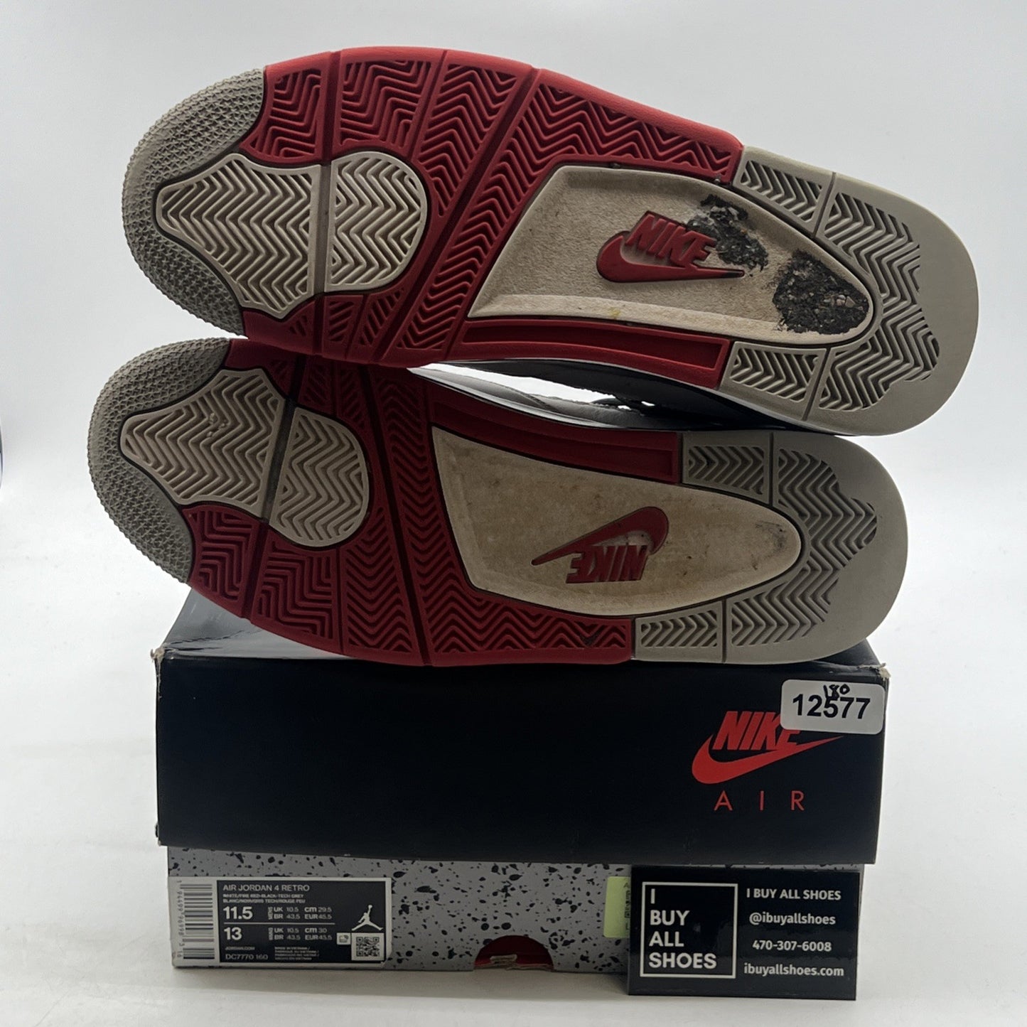 Size 11.5 - Air Jordan 4 Retro OG Mid Fire Red (DC7770-160)