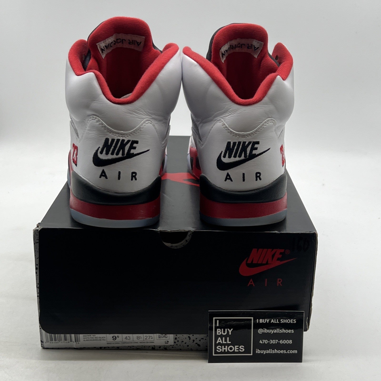 Size 9.5 - Air Jordan 5 Retro 2025 Fire Red (HQ7978-101)