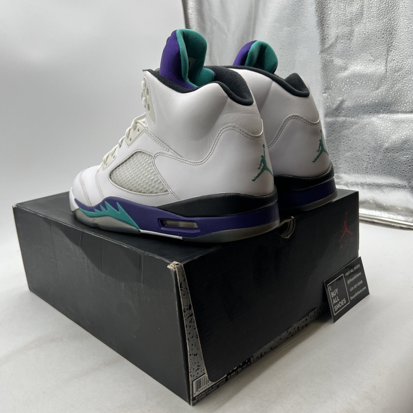 Size 13 - Air Jordan 5 Retro Grape 2013 (136027-108)