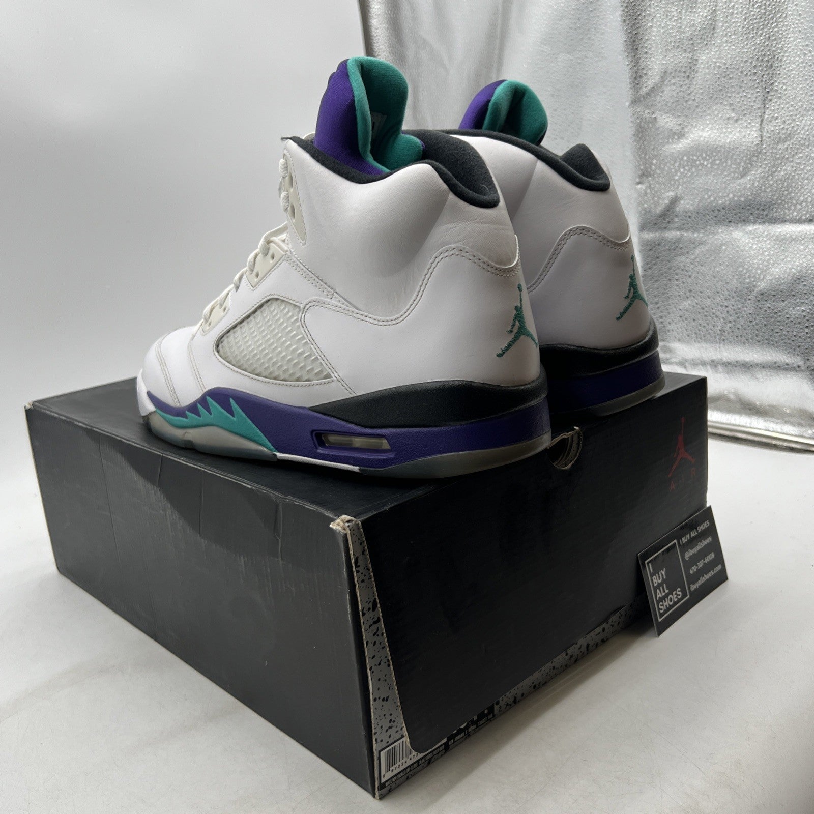 Size 13 - Air Jordan 5 Retro Grape 2013 (136027-108)