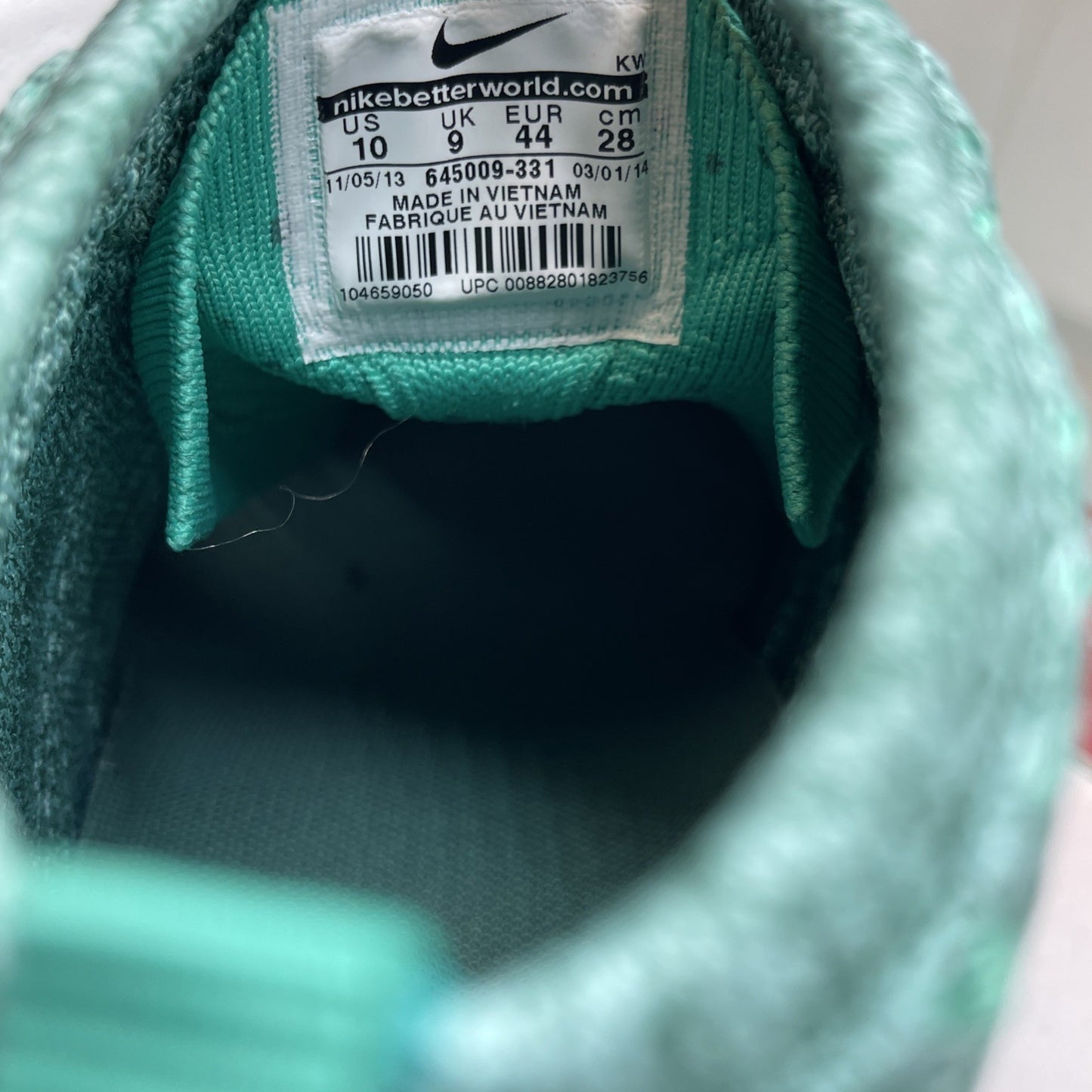 Size 10 - Nike Lunar Max Flyknit Chukka SP Blue White Suede (645009-331)