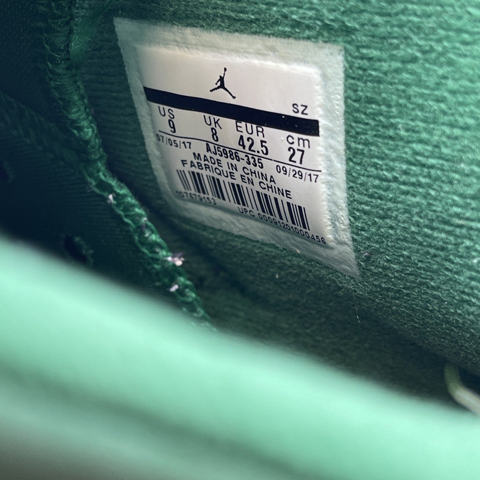 Size 9 - Air Jordan 6 Retro NRG Green Suede Gatorade Orange (AJ5986-335)