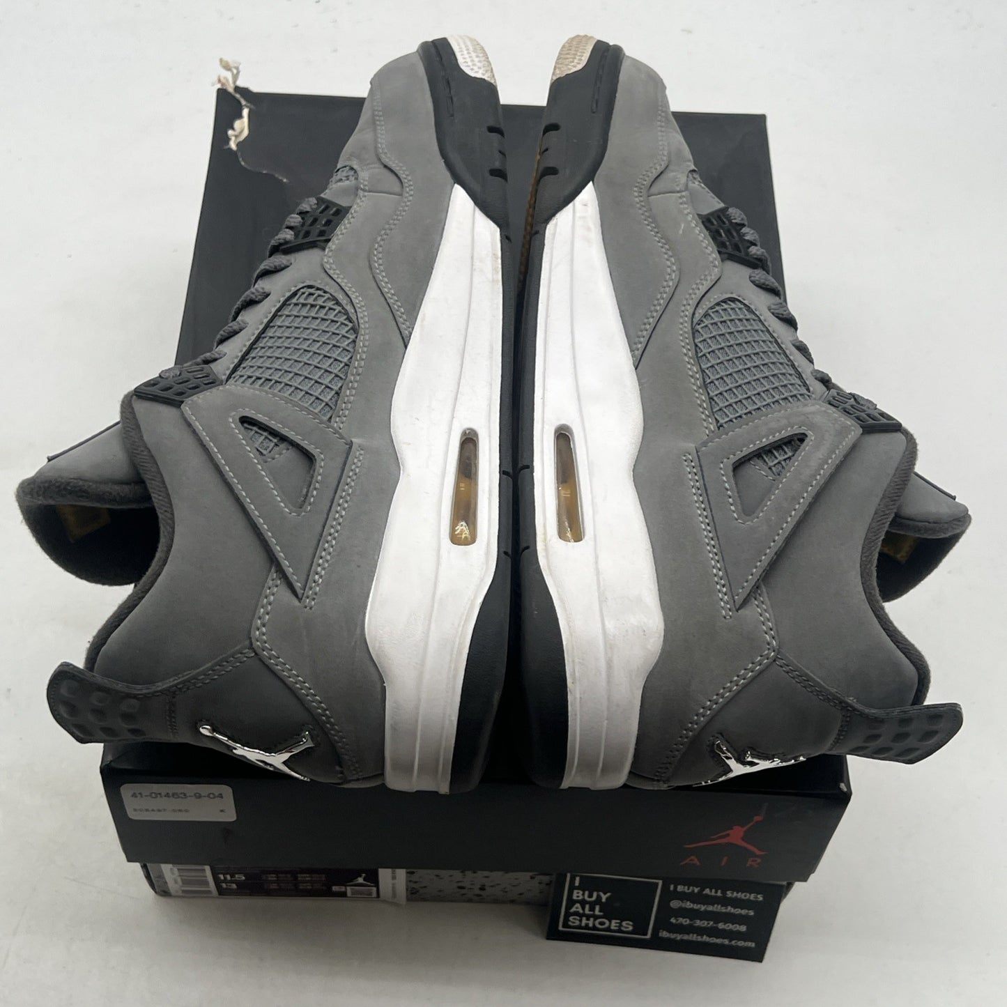 Size 11.5 - Air Jordan 4 Retro Low Cool Grey (308497-007)