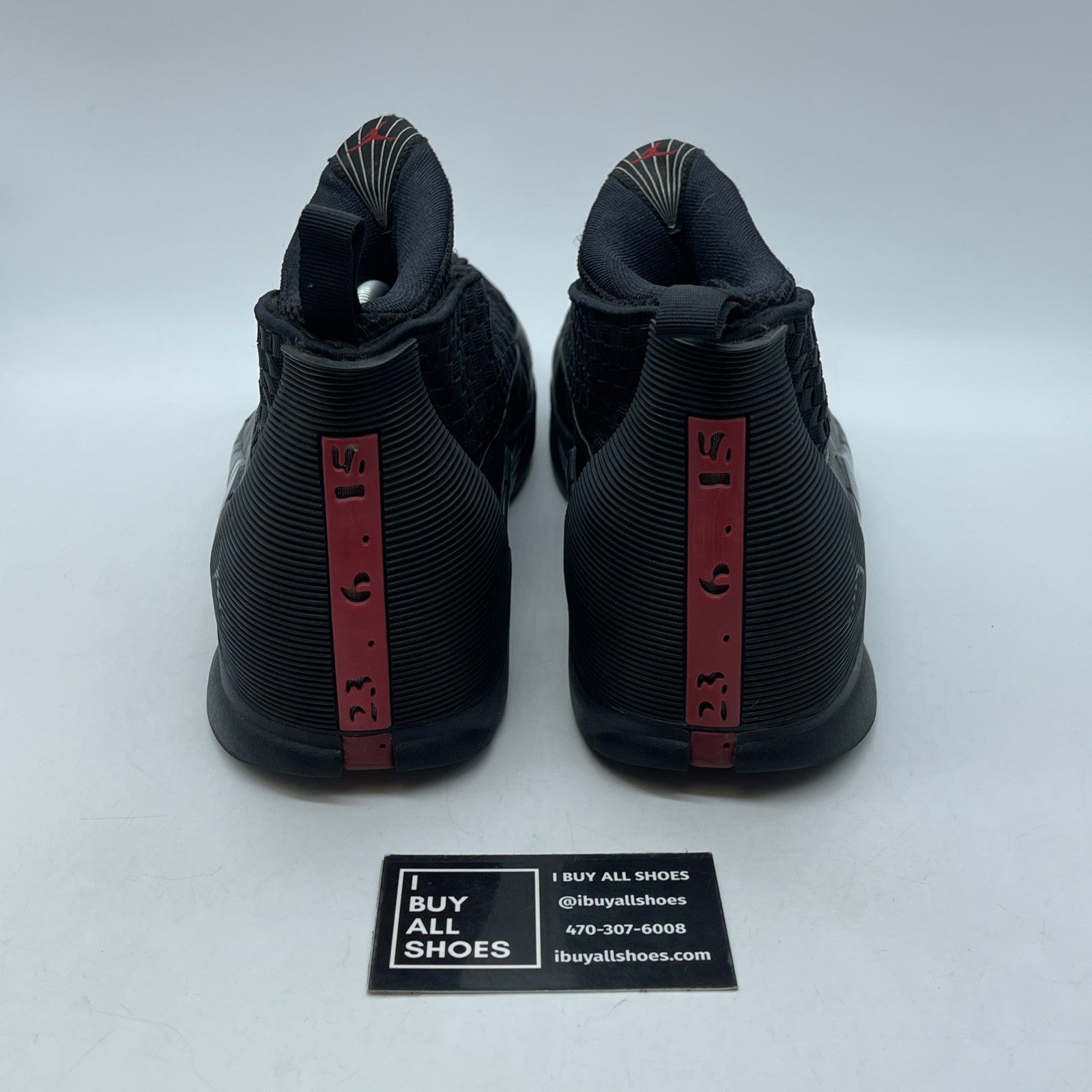 Size 11.5 - Air Jordan 15 Retro 2017 Stealth Black Suede Leather (881429-001)