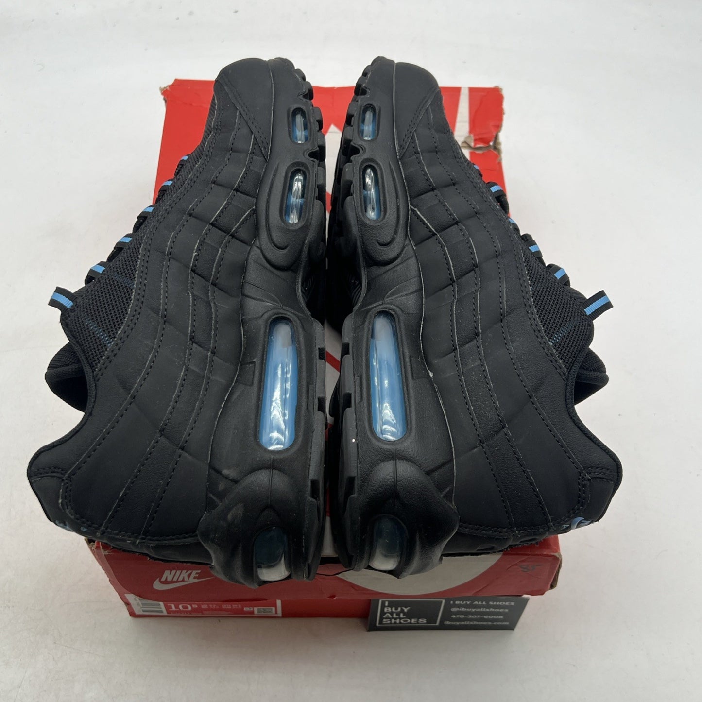 Size 10.5 - Nike Air Max 95 Black University Blue (FJ4217-002) 2023