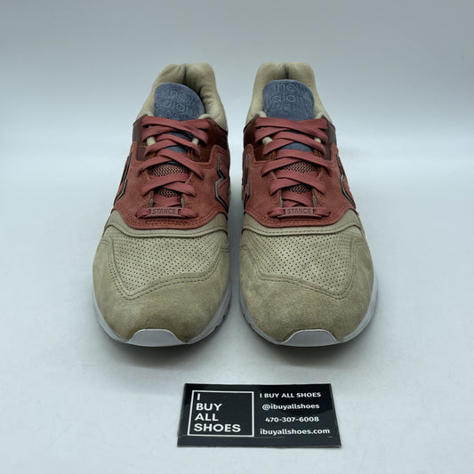 Size 9 - New Balance Stance x 997 First of All Brown Red Suede (M997ST)